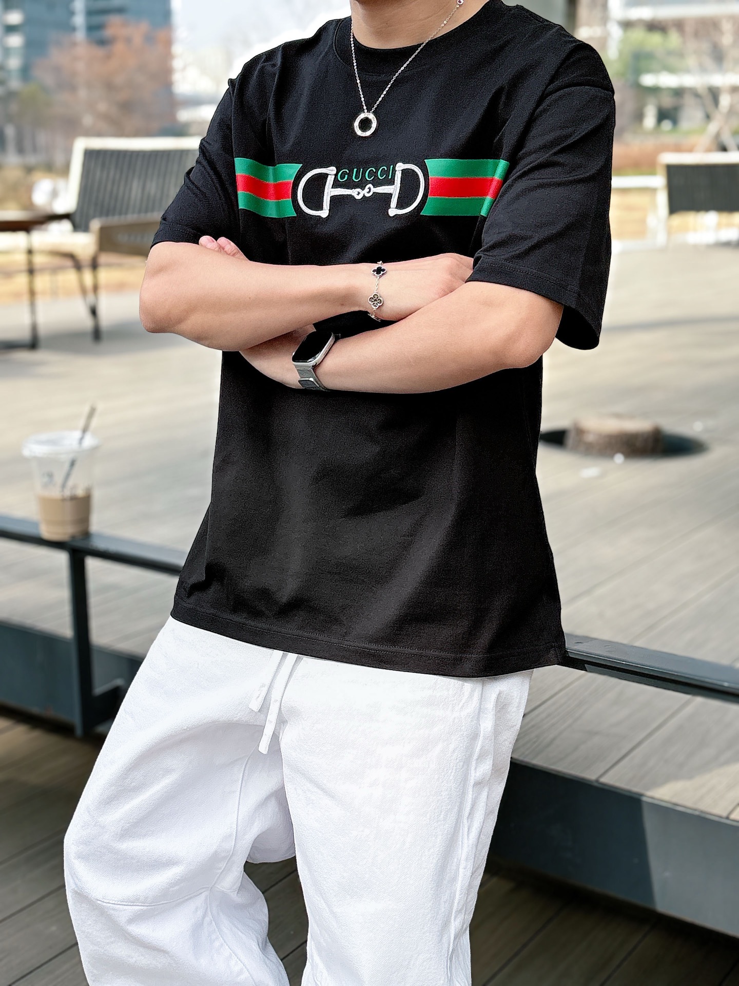 Gucci Basic Clothing Cotton Black M-l-xl