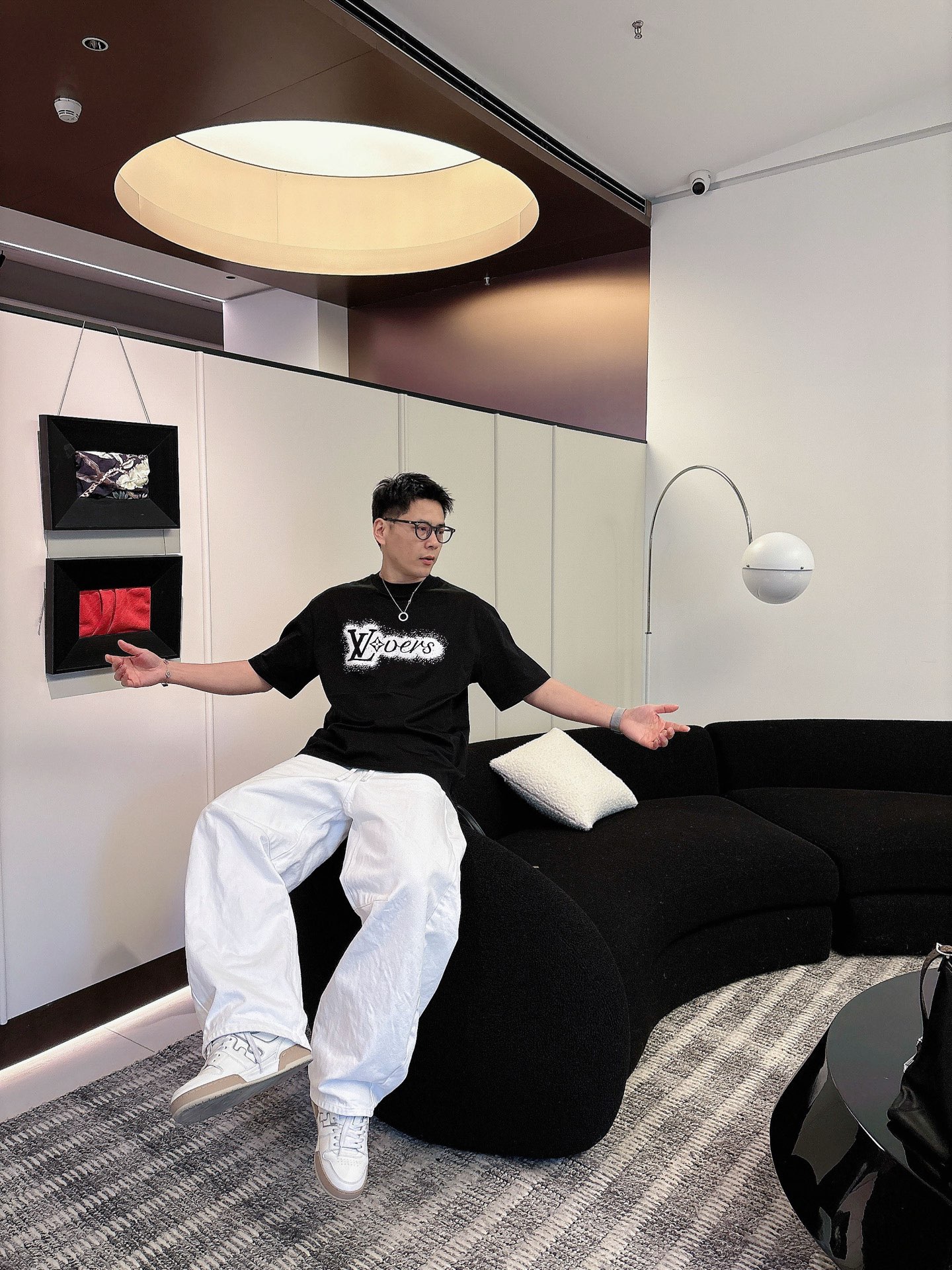 Louis Vuitton Basic Clothing Cotton Black M-l-xl