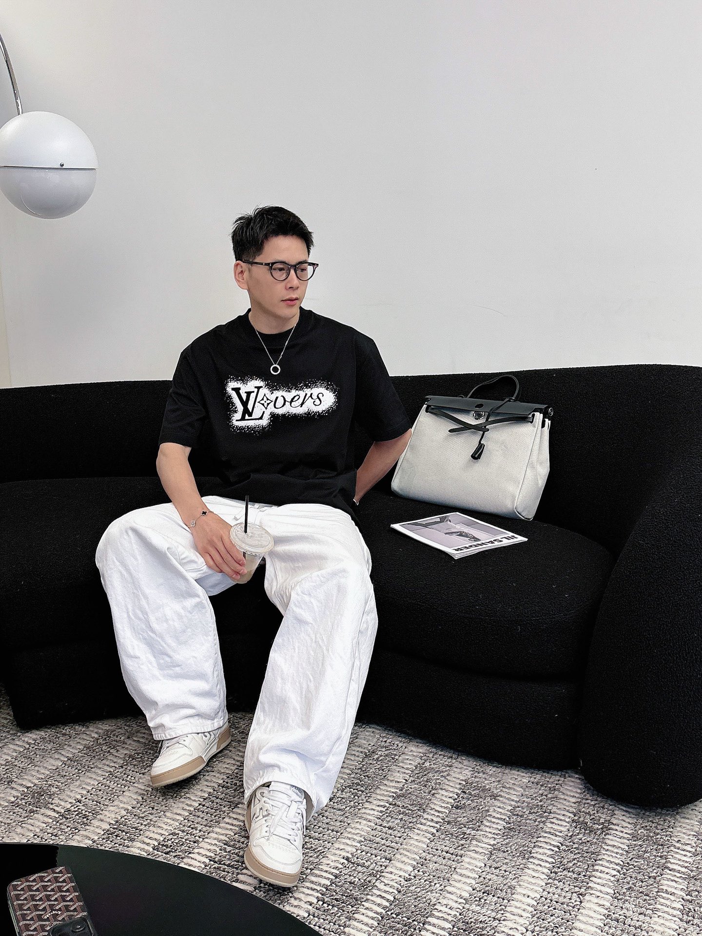 Louis Vuitton Basic Clothing Cotton Black M-l-xl