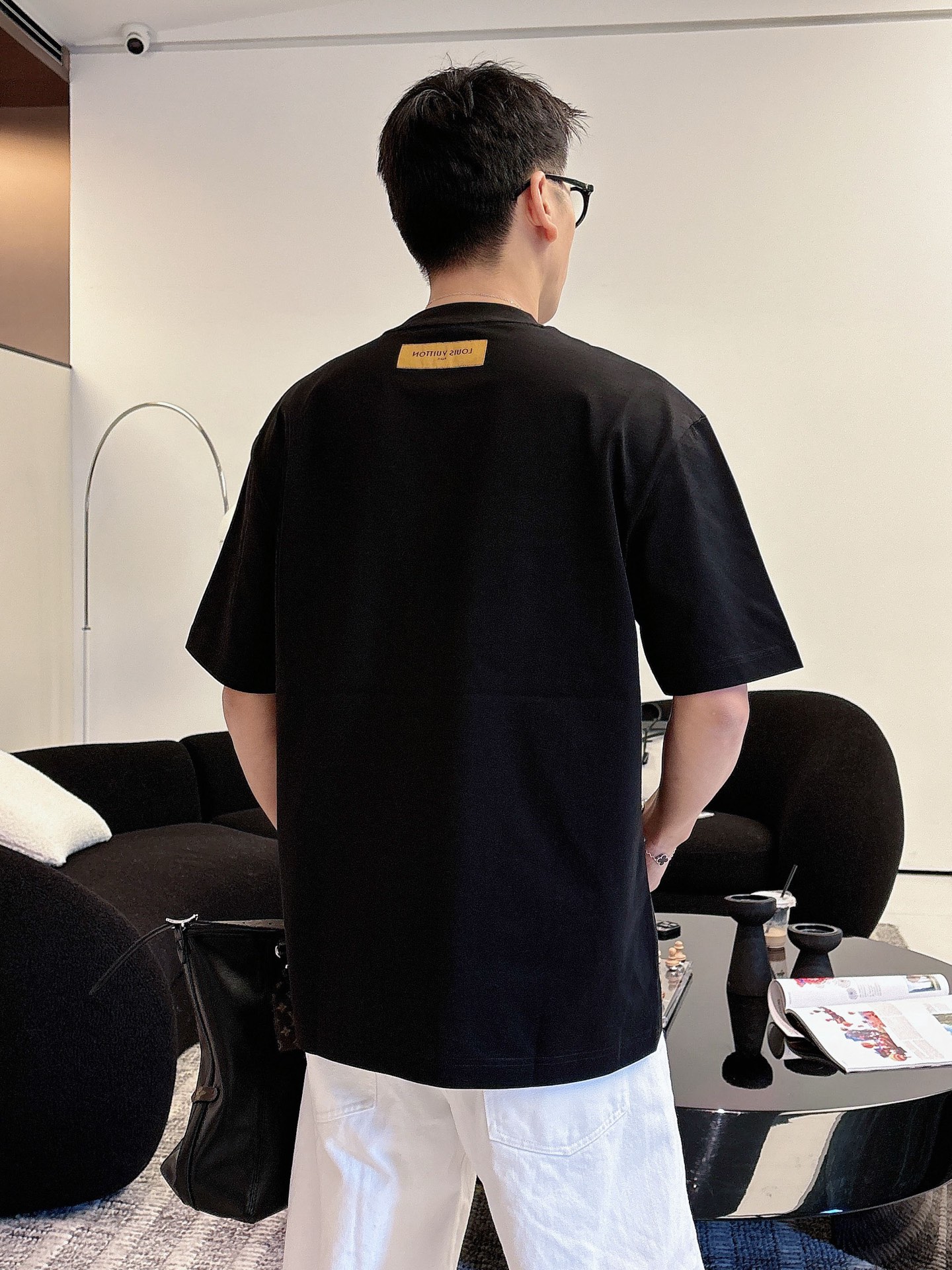Louis Vuitton Basic Clothing Cotton Black M-l-xl