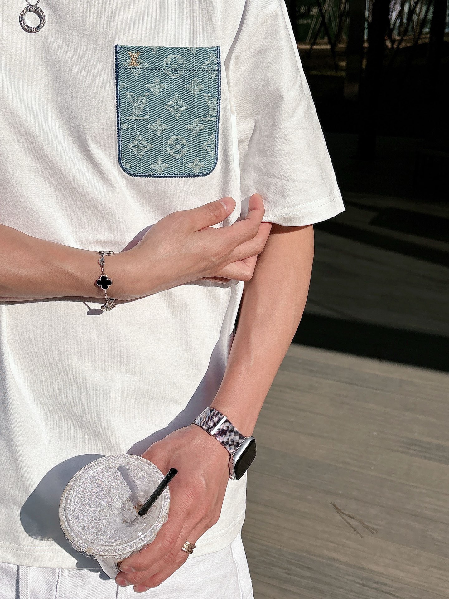 Louis Vuitton Basic Clothing Cotton Black M-l-xl