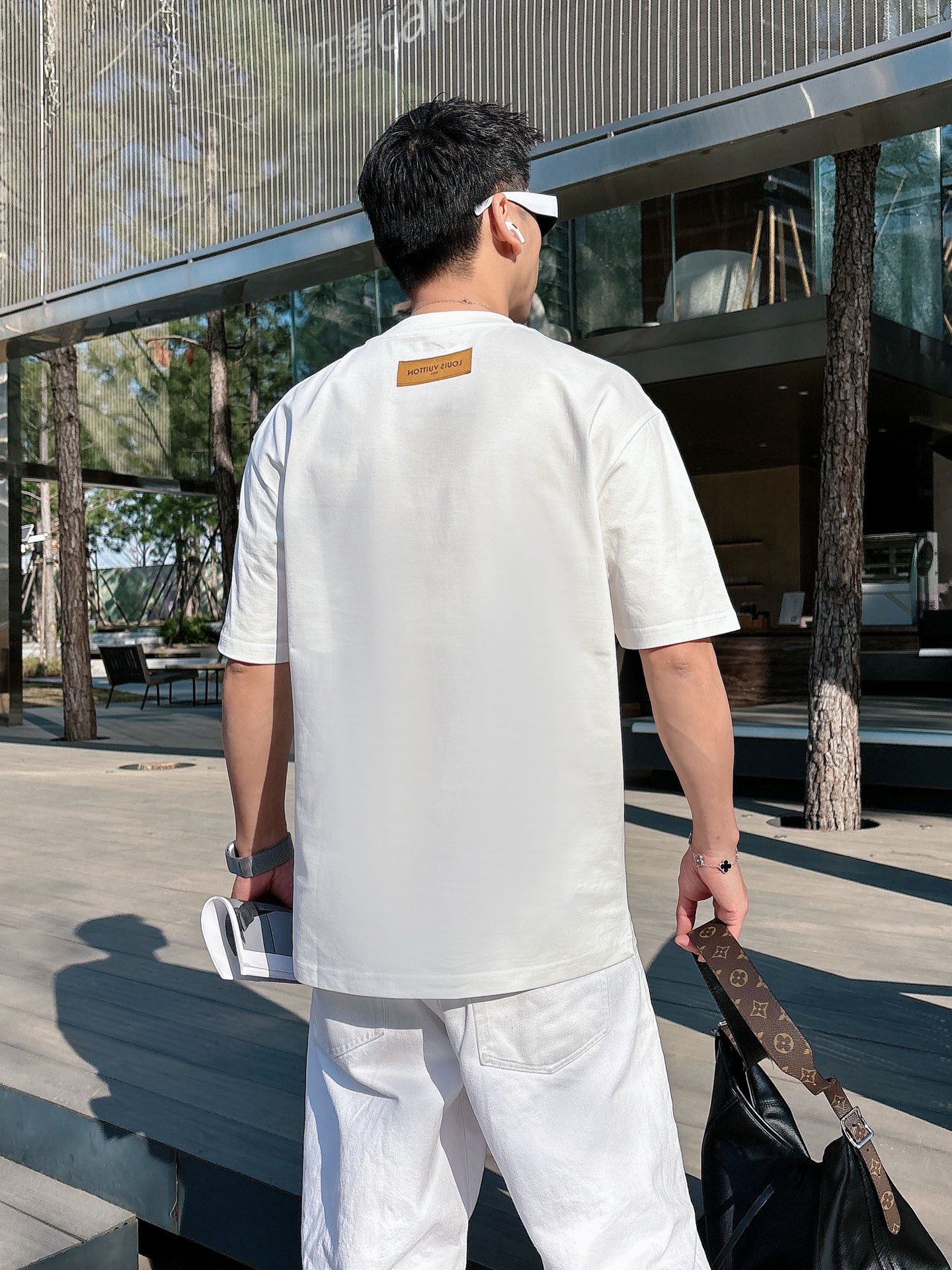Louis Vuitton Basic Clothing Cotton Black M-l-xl