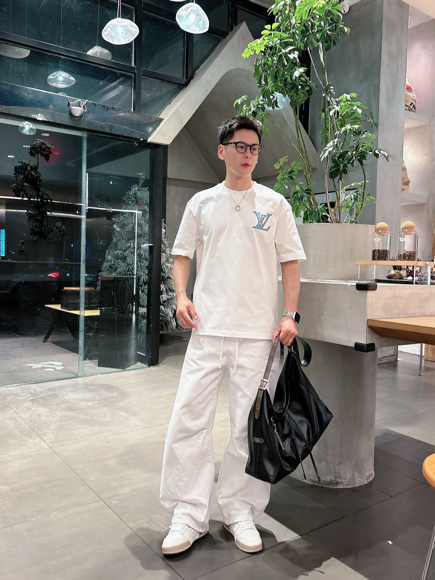 Louis Vuitton Basic Clothing Cotton Black M-l-xl