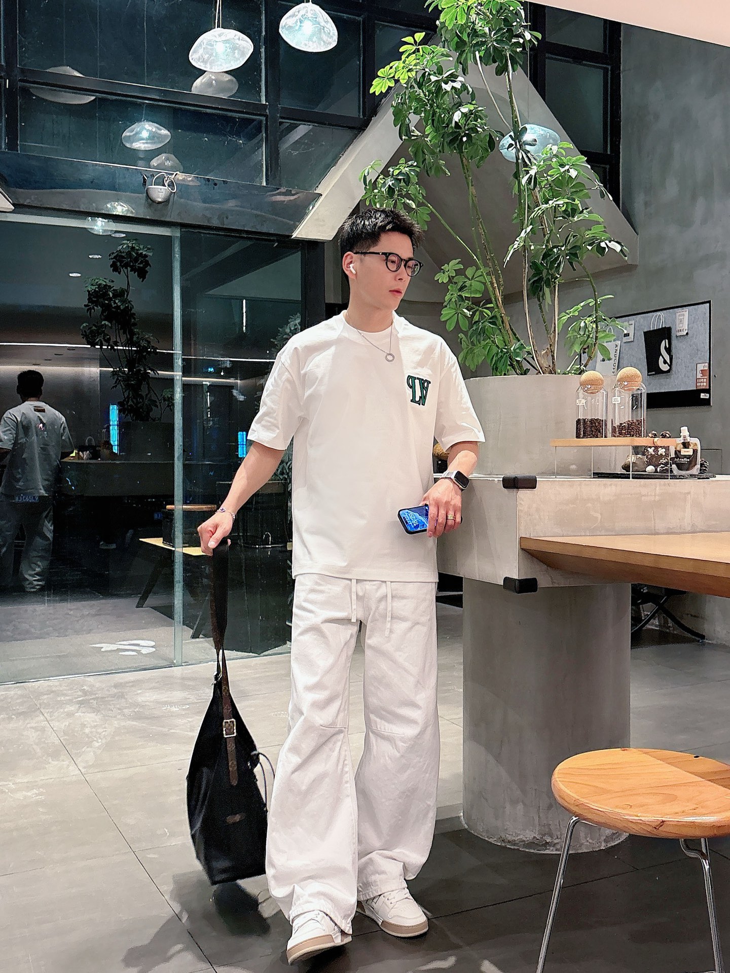 Louis Vuitton Basic Clothing Cotton Black M-l-xl