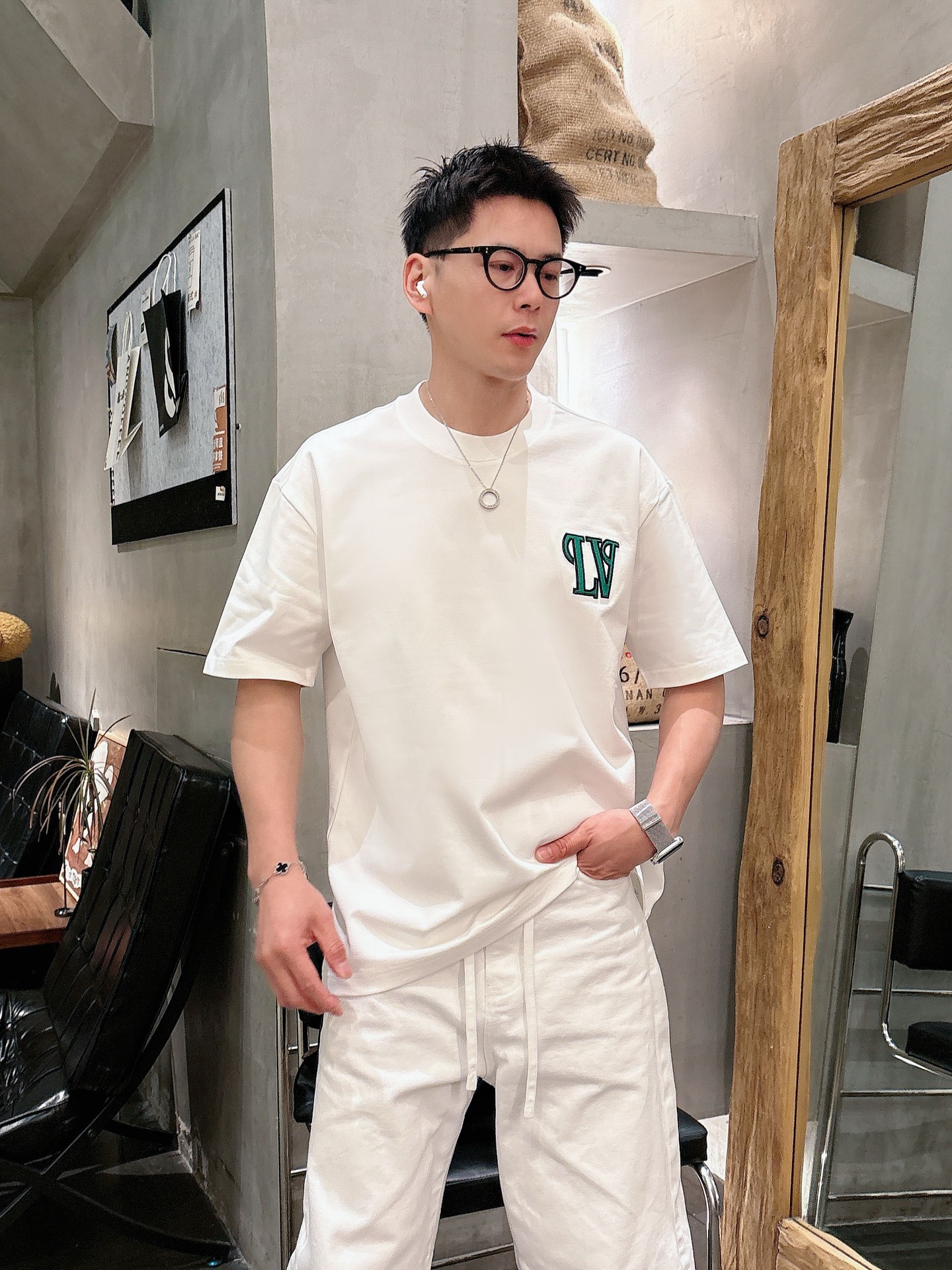 Louis Vuitton Basic Clothing Cotton Black M-l-xl