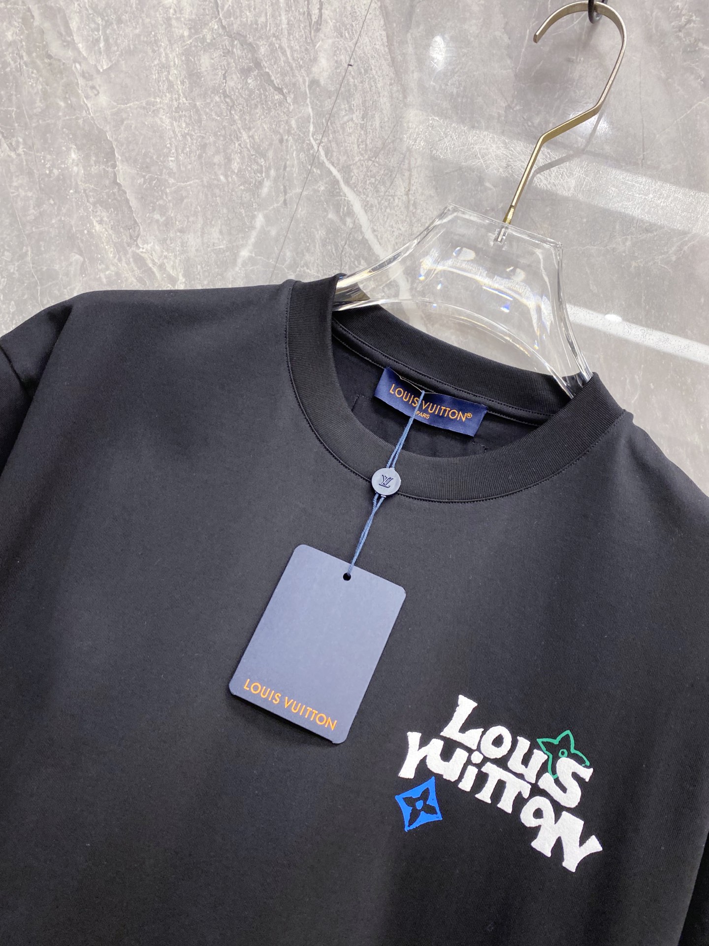 Louis Vuitton Basic Clothing Cotton Black M-l-xl