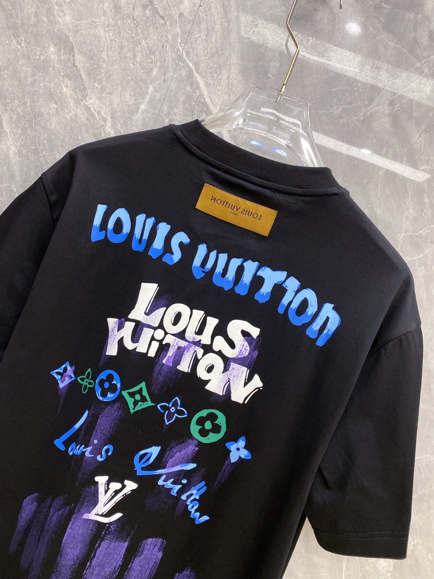 Louis Vuitton Basic Clothing Cotton Black M-l-xl