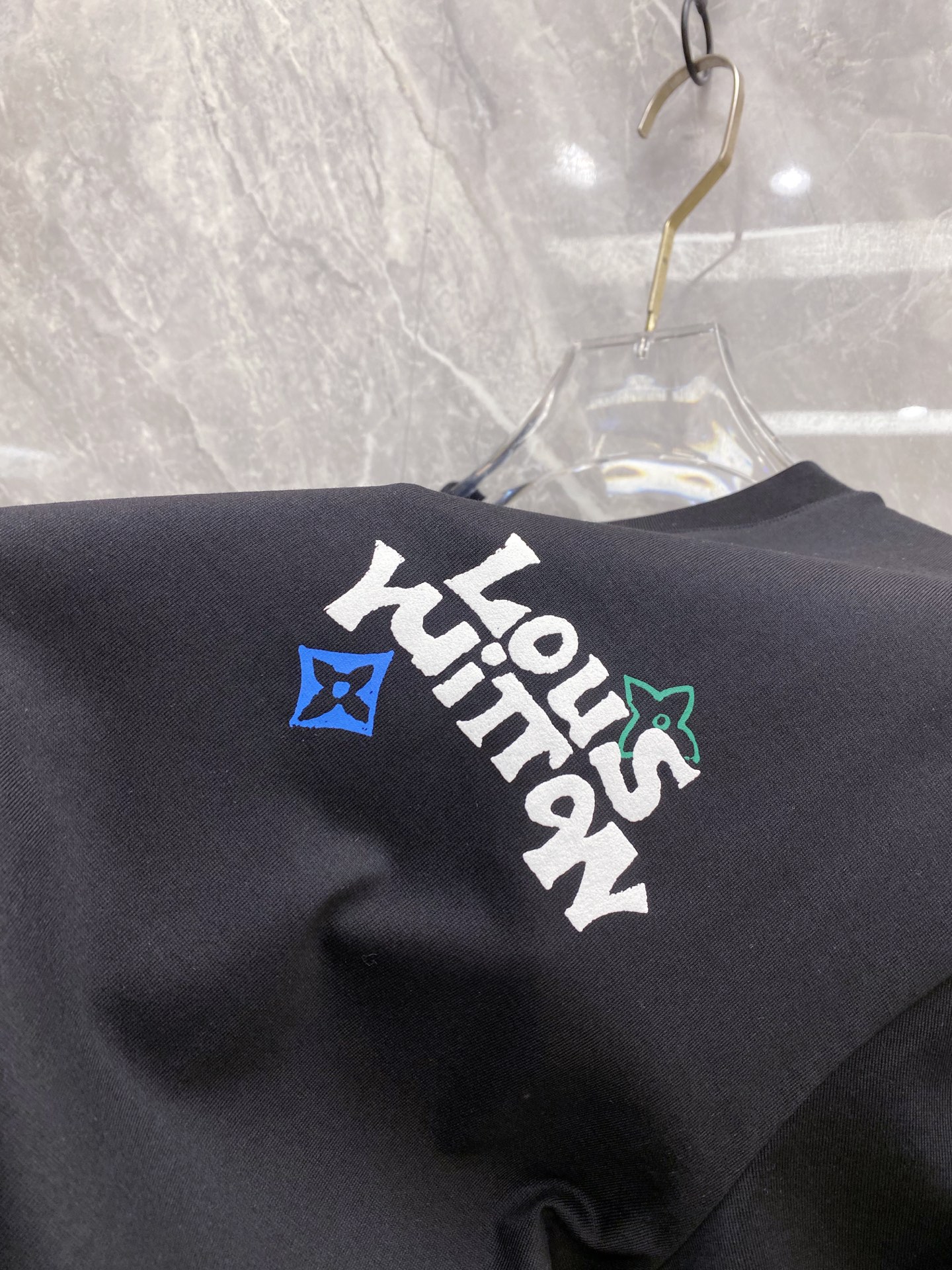 Louis Vuitton Basic Clothing Cotton Black M-l-xl