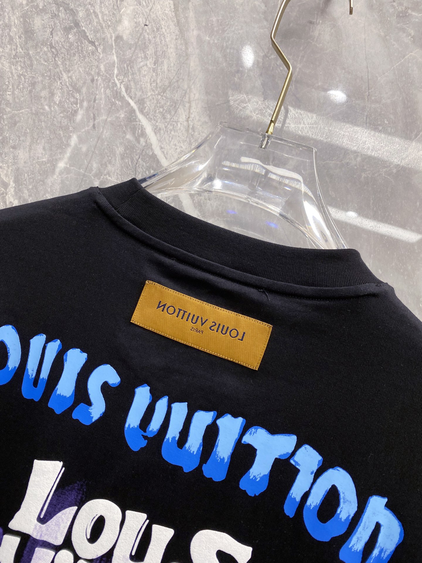Louis Vuitton Basic Clothing Cotton Black M-l-xl