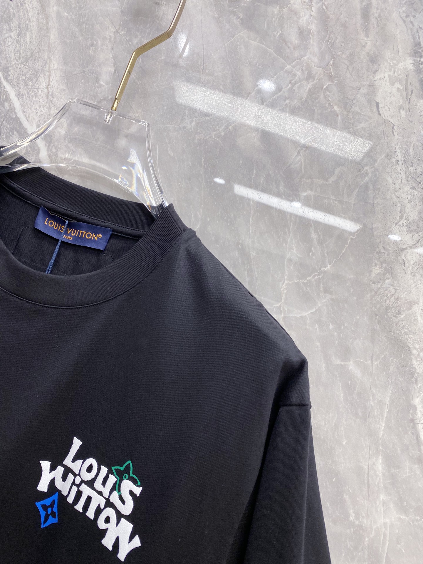 Louis Vuitton Basic Clothing Cotton Black M-l-xl