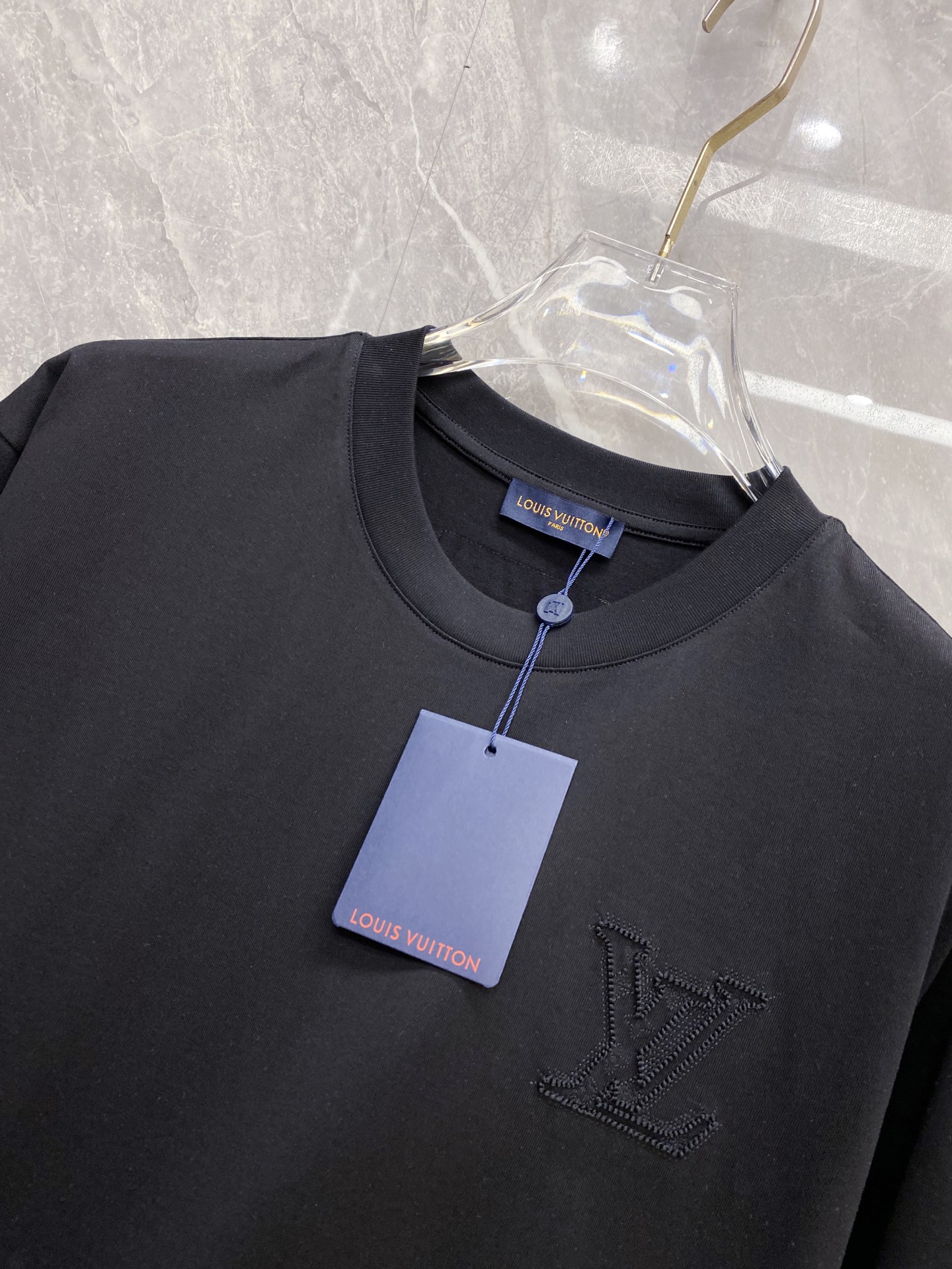 Louis Vuitton Basic Clothing Cotton Black M-l-xl