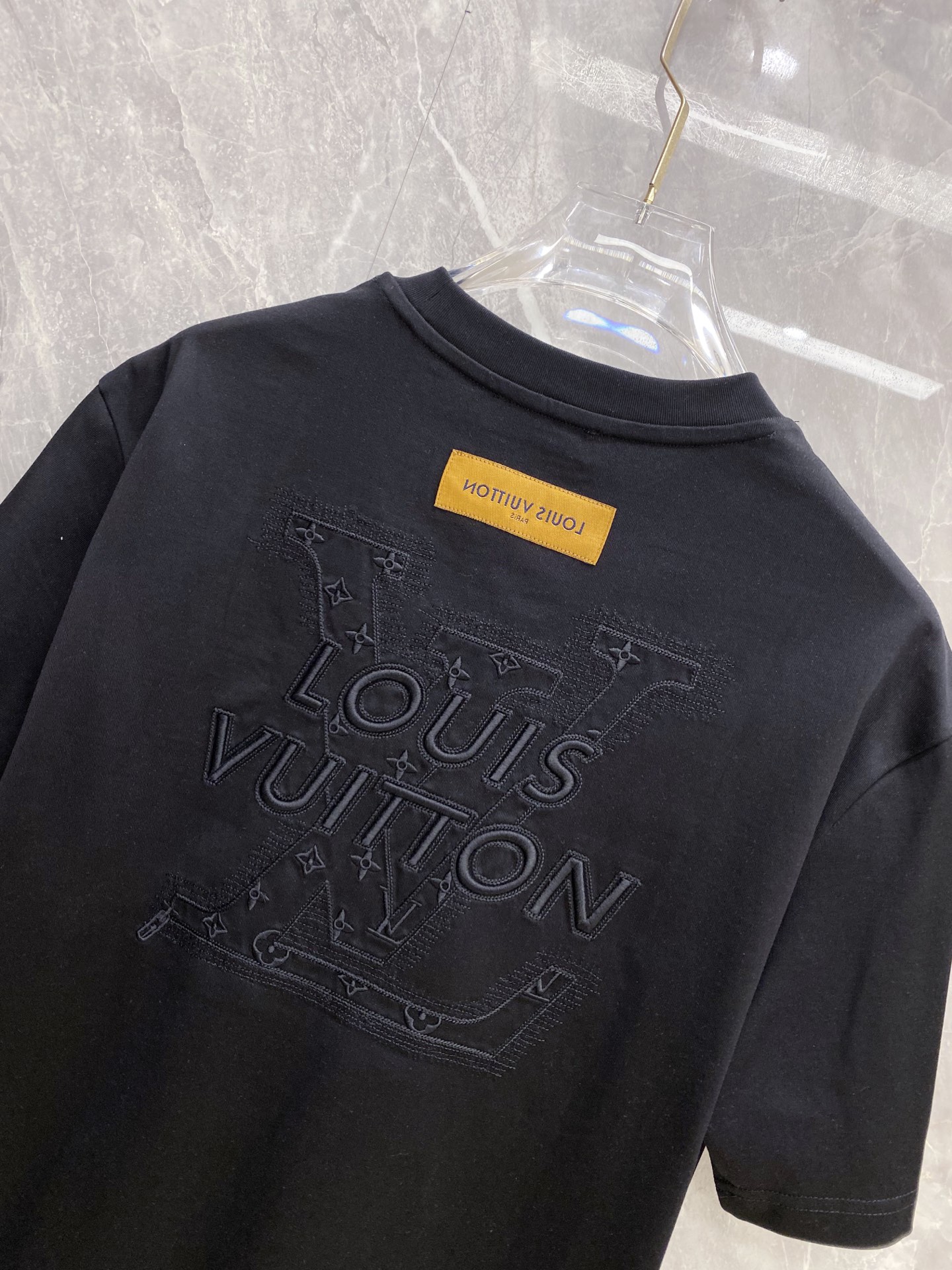 Louis Vuitton Basic Clothing Cotton Black M-l-xl