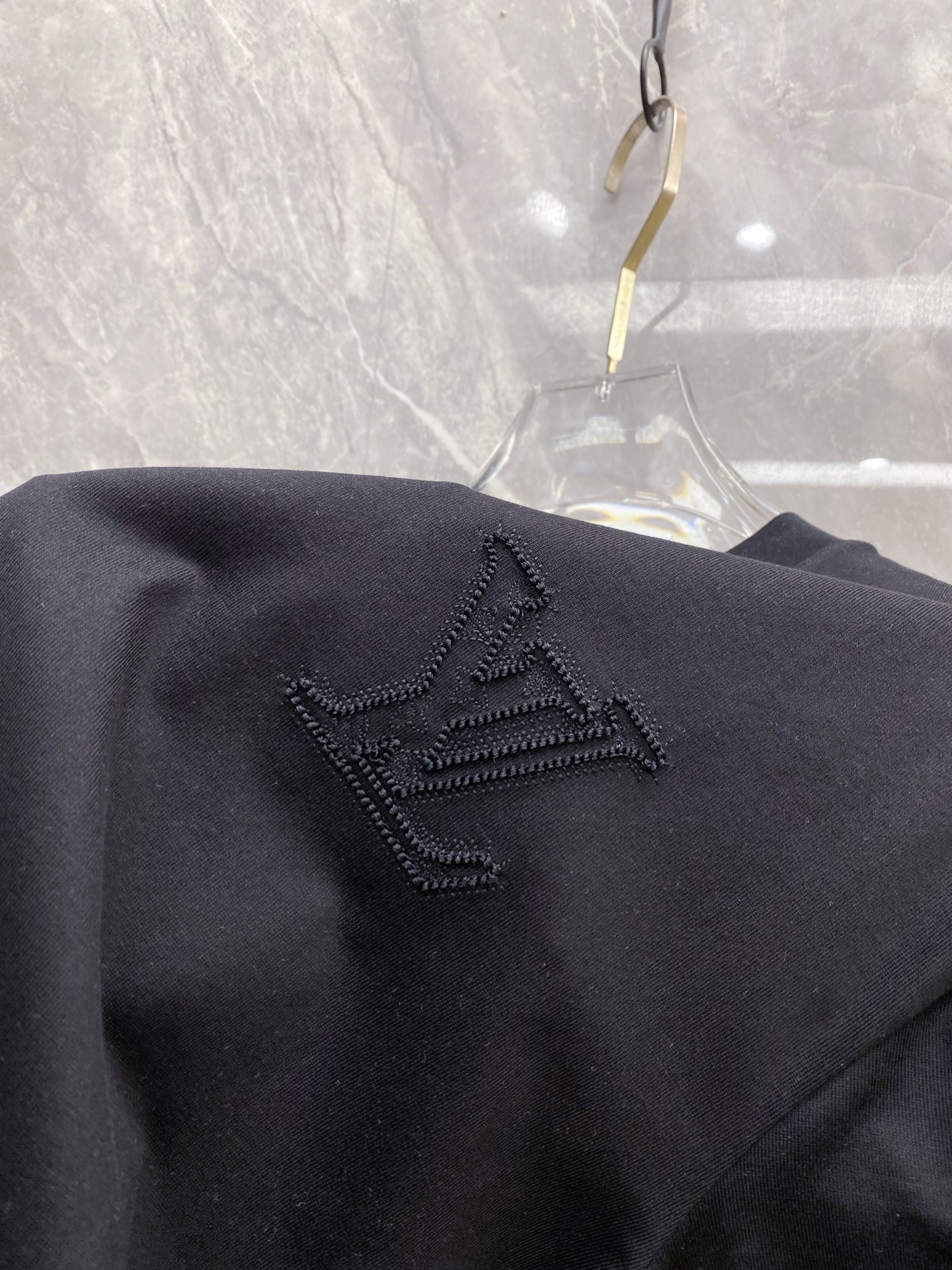 Louis Vuitton Basic Clothing Cotton Black M-l-xl