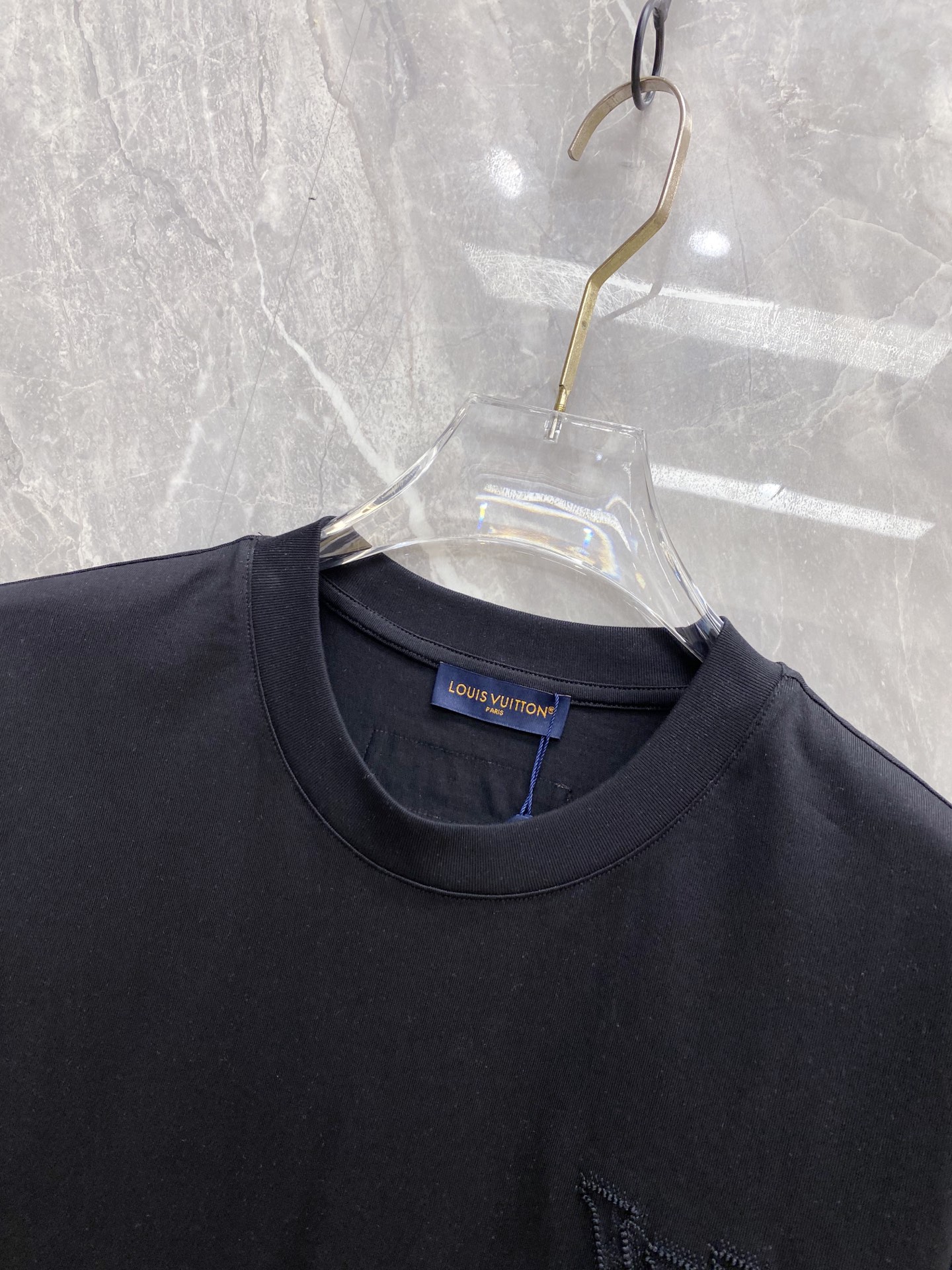 Louis Vuitton Basic Clothing Cotton Black M-l-xl