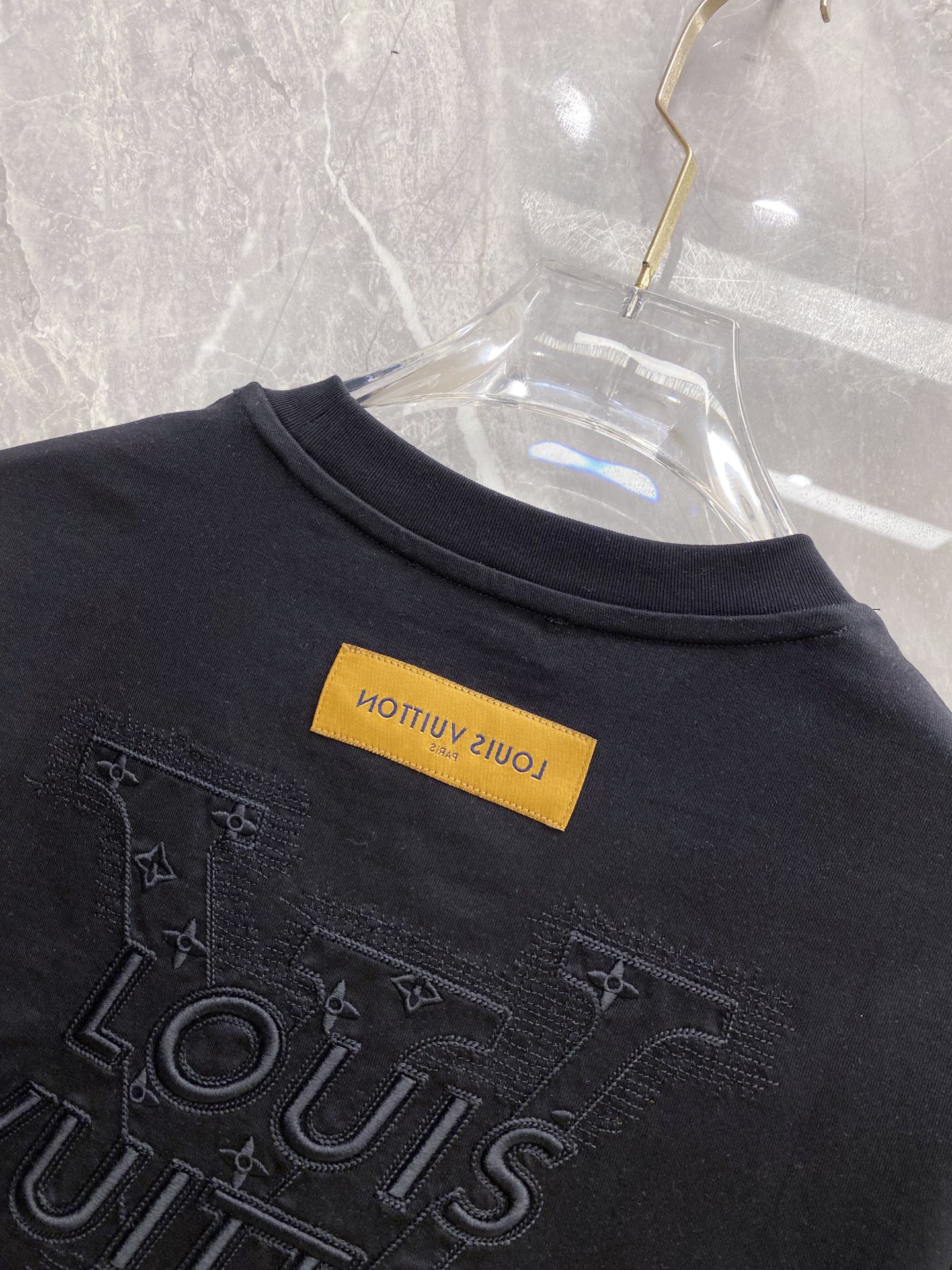 Louis Vuitton Basic Clothing Cotton Black M-l-xl