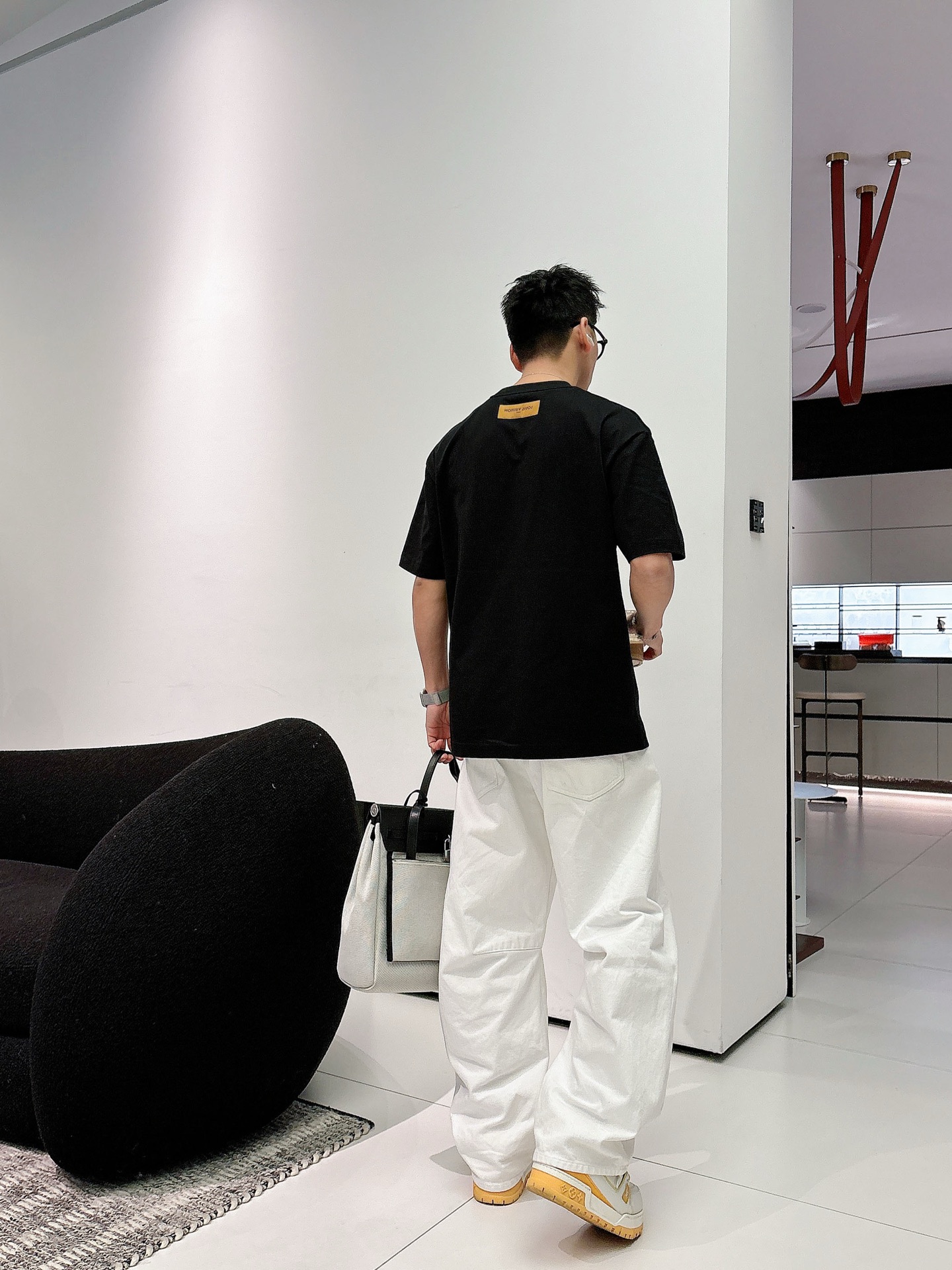 Louis Vuitton Basic Clothing Cotton Black M-l-xl