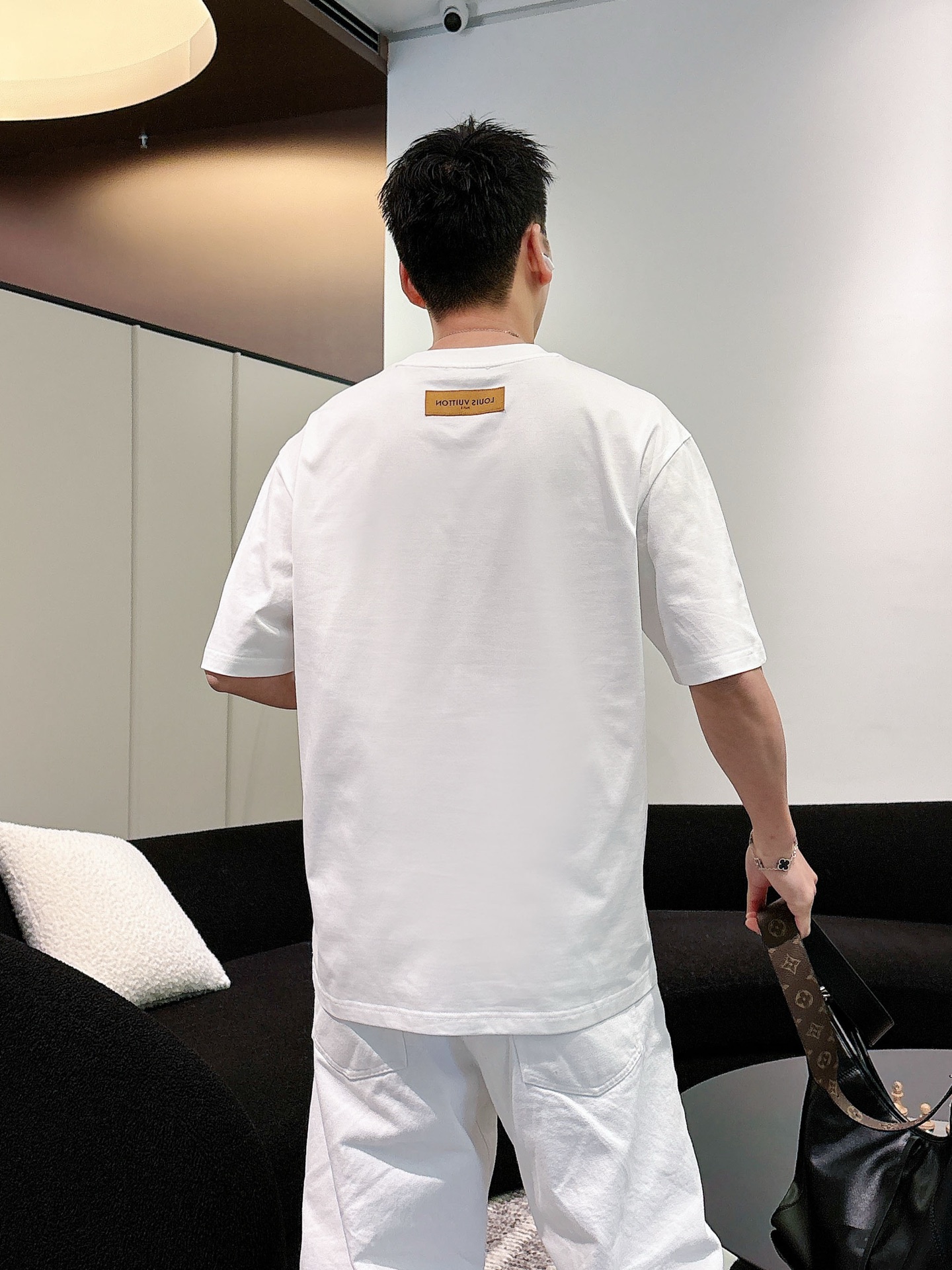 Louis Vuitton Basic Clothing Cotton Black M-l-xl