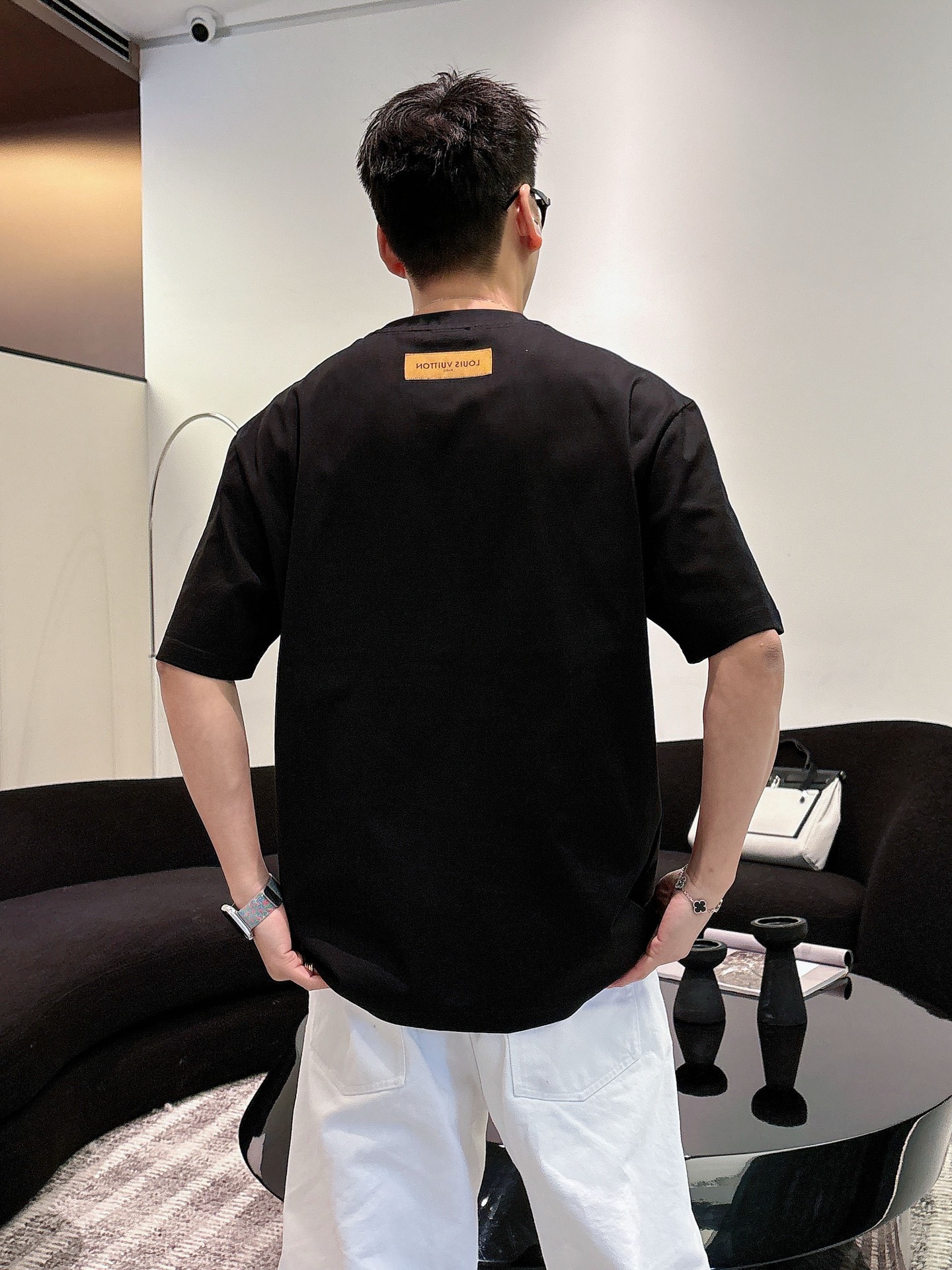 Louis Vuitton Basic Clothing Cotton Black M-l-xl