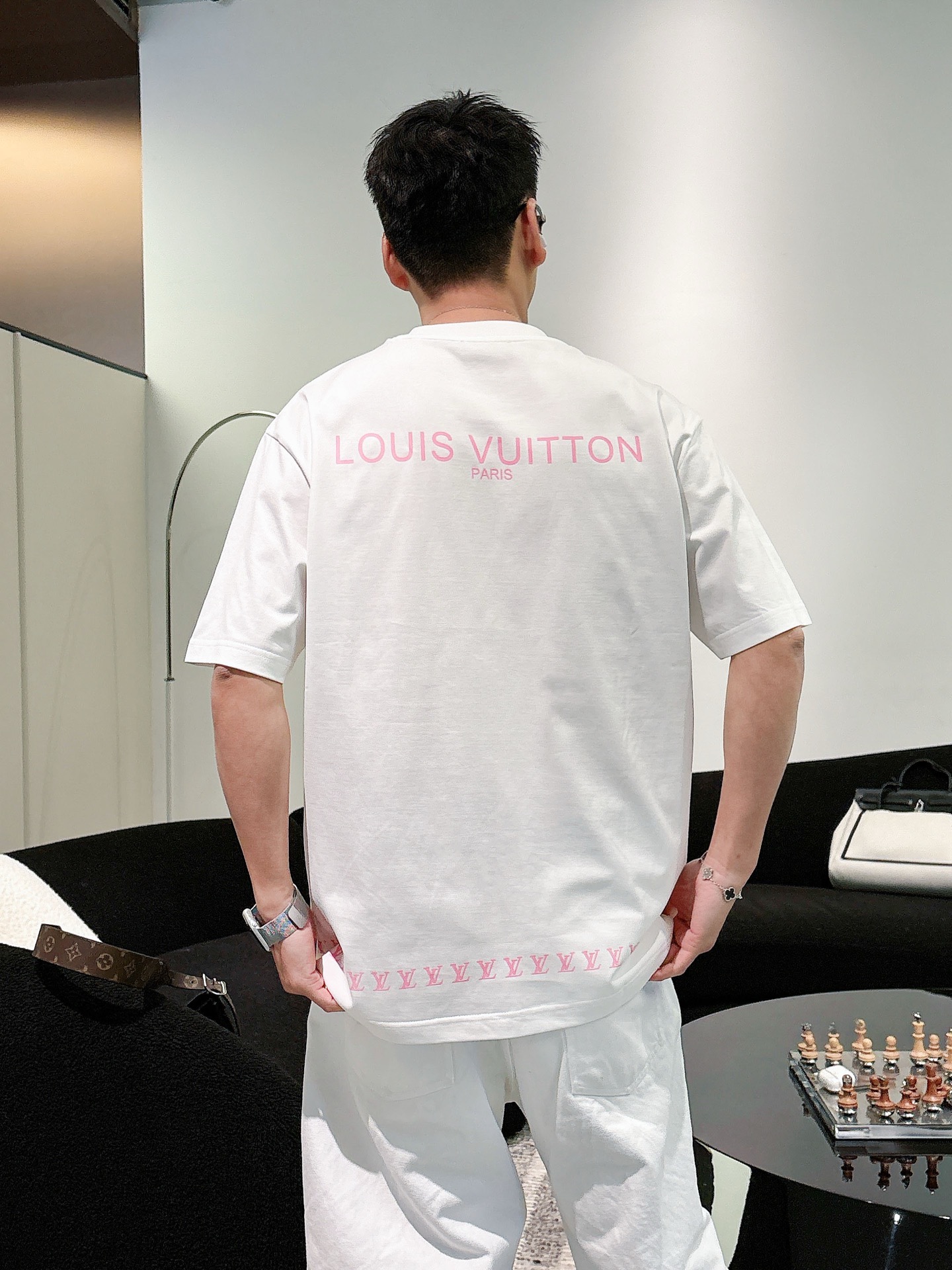 Louis Vuitton Basic Clothing Cotton Black M-l-xl