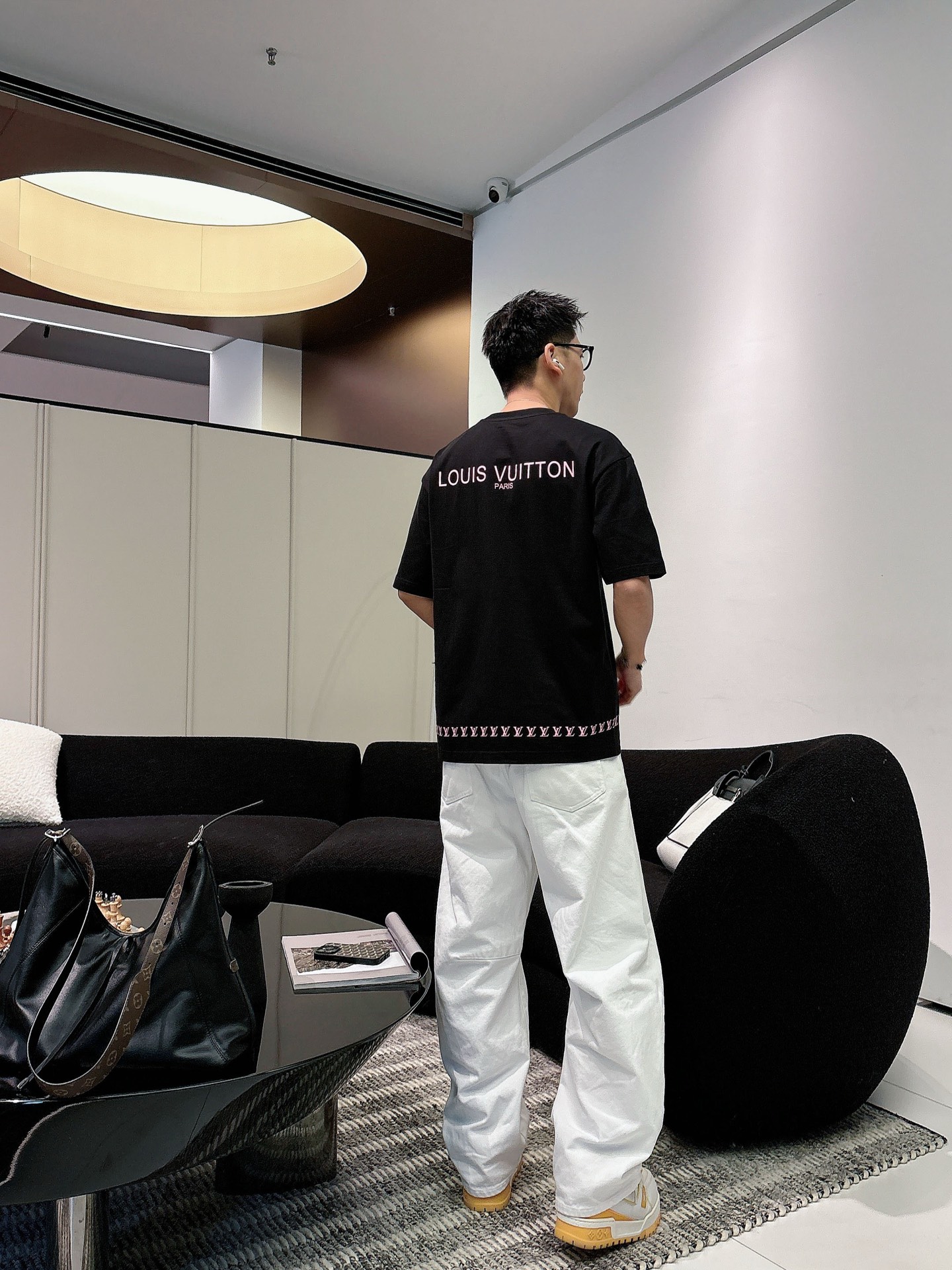 Louis Vuitton Basic Clothing Cotton Black M-l-xl