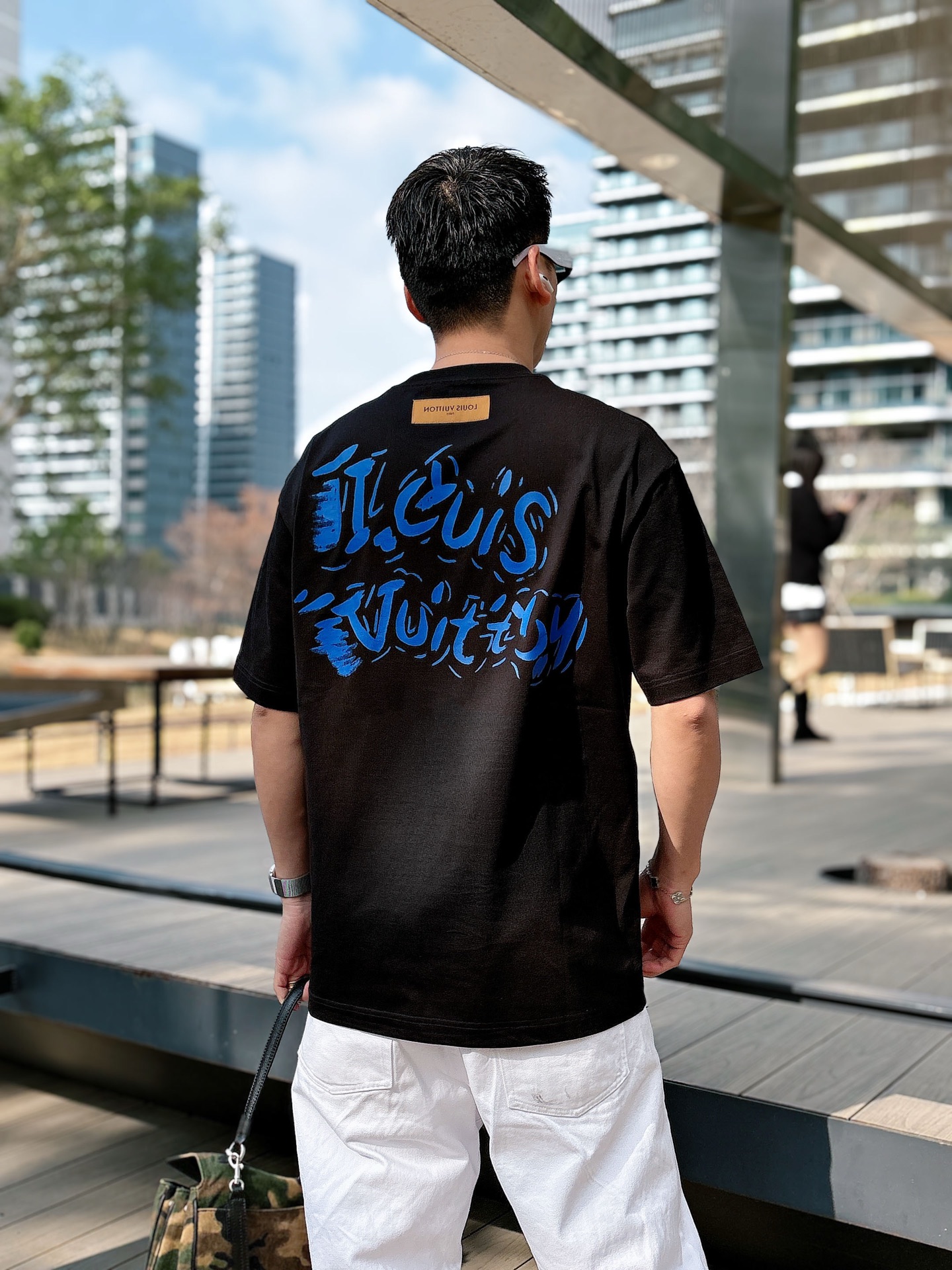Louis Vuitton Basic Clothing Cotton Black M-l-xl