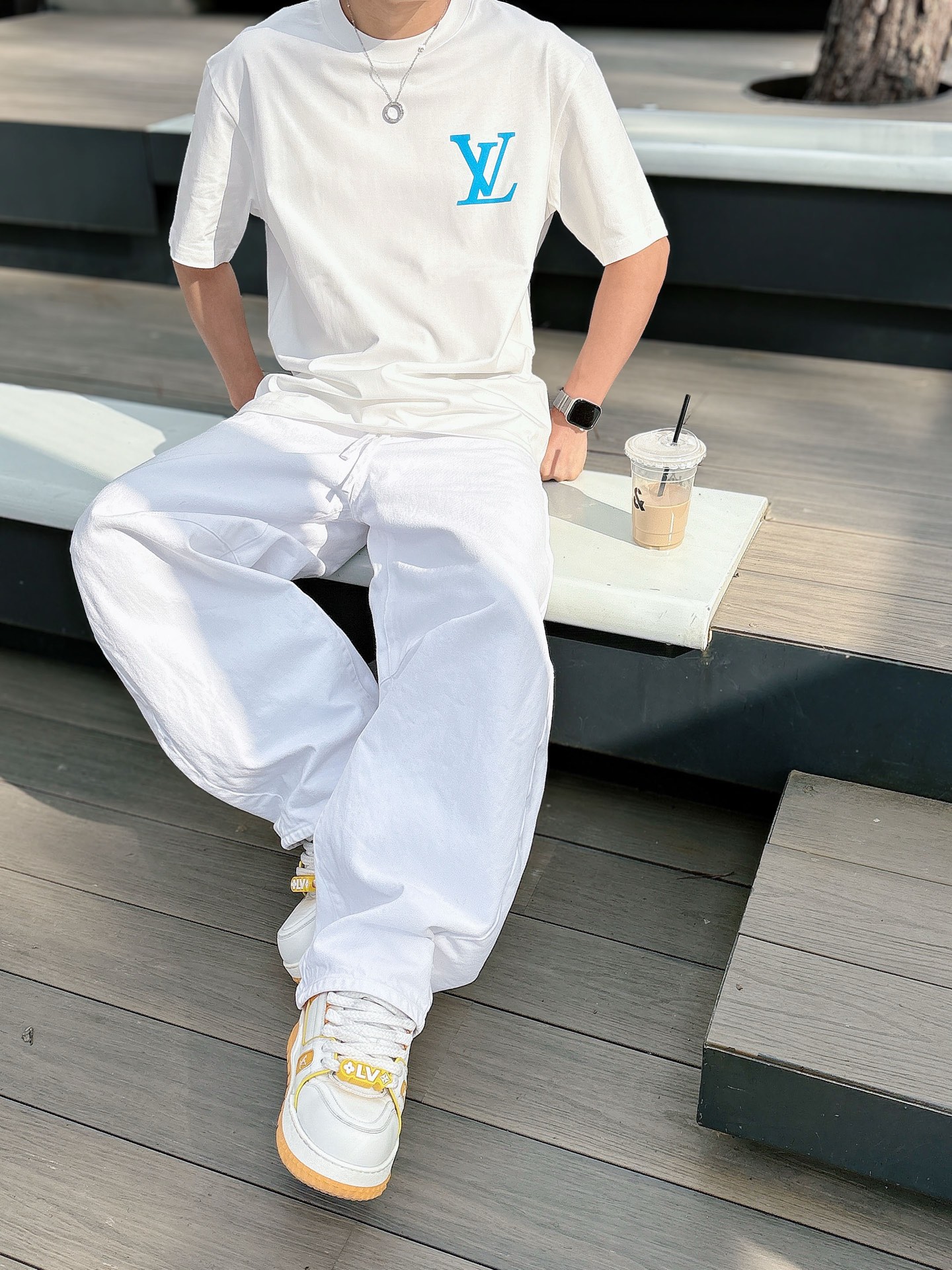 Louis Vuitton Basic Clothing Cotton Black M-l-xl