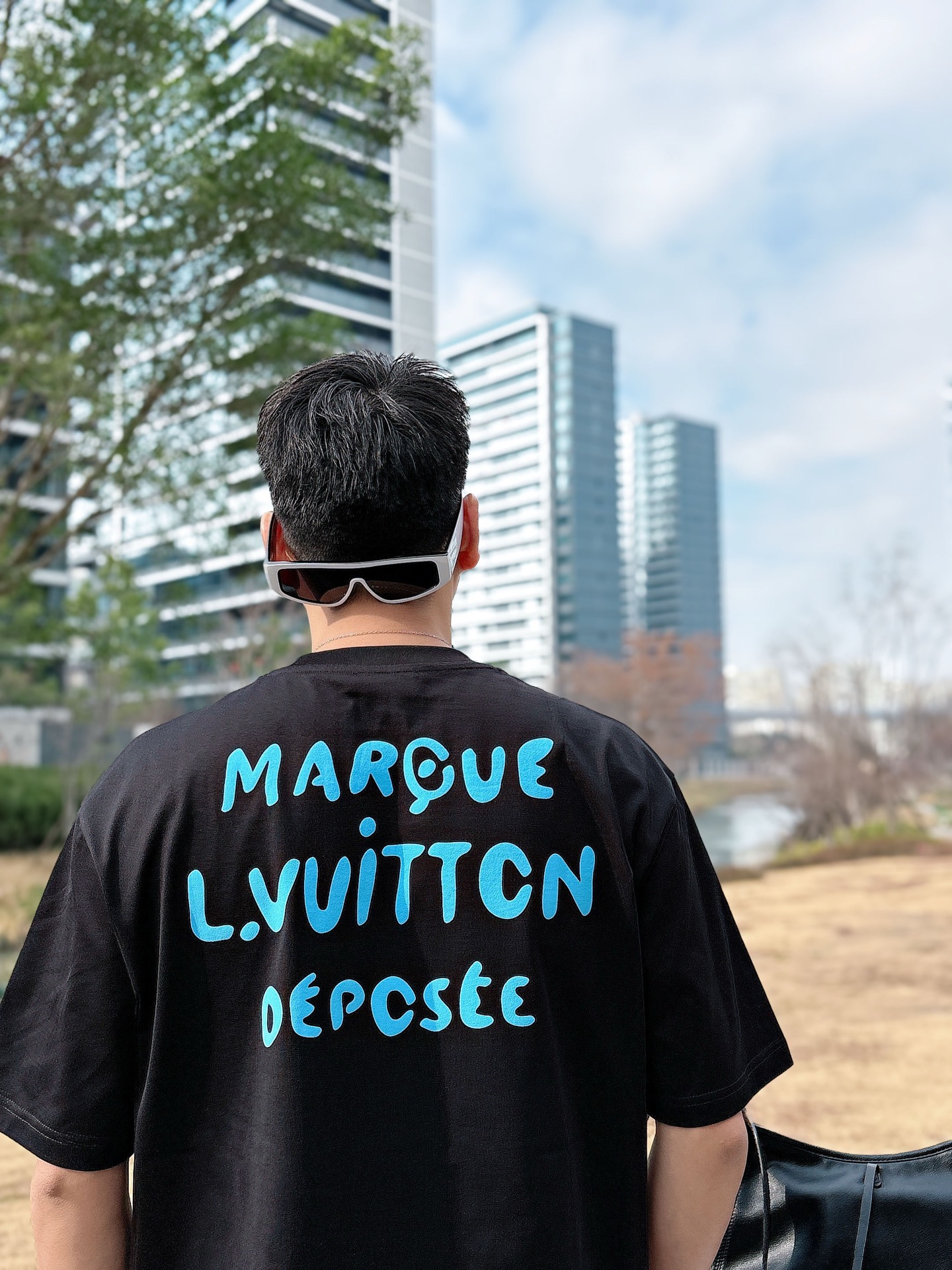 Louis Vuitton Basic Clothing Cotton Black M-l-xl