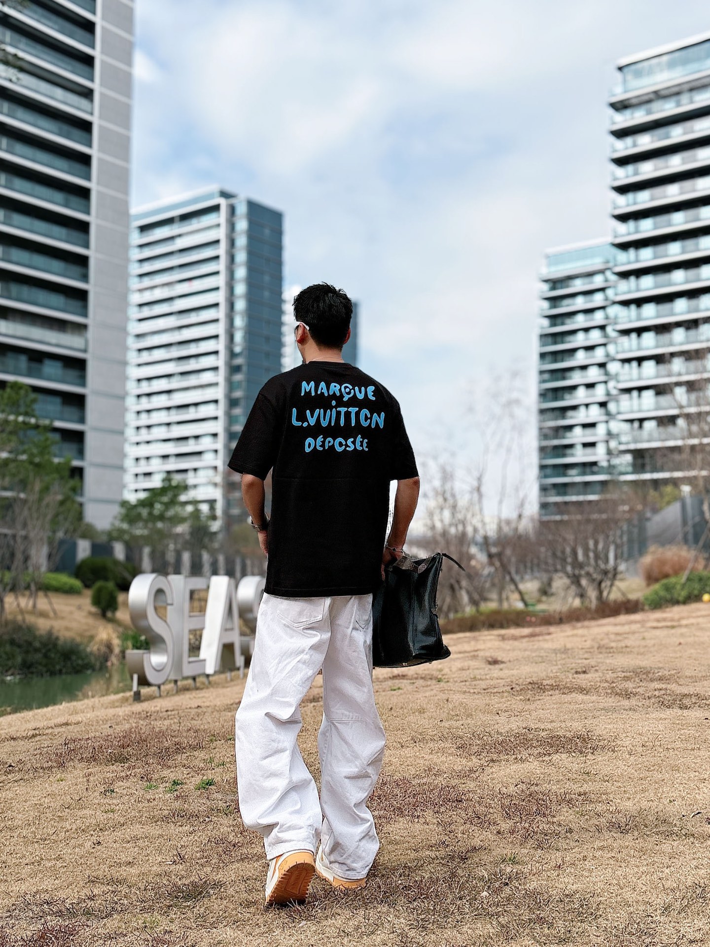 Louis Vuitton Basic Clothing Cotton Black M-l-xl