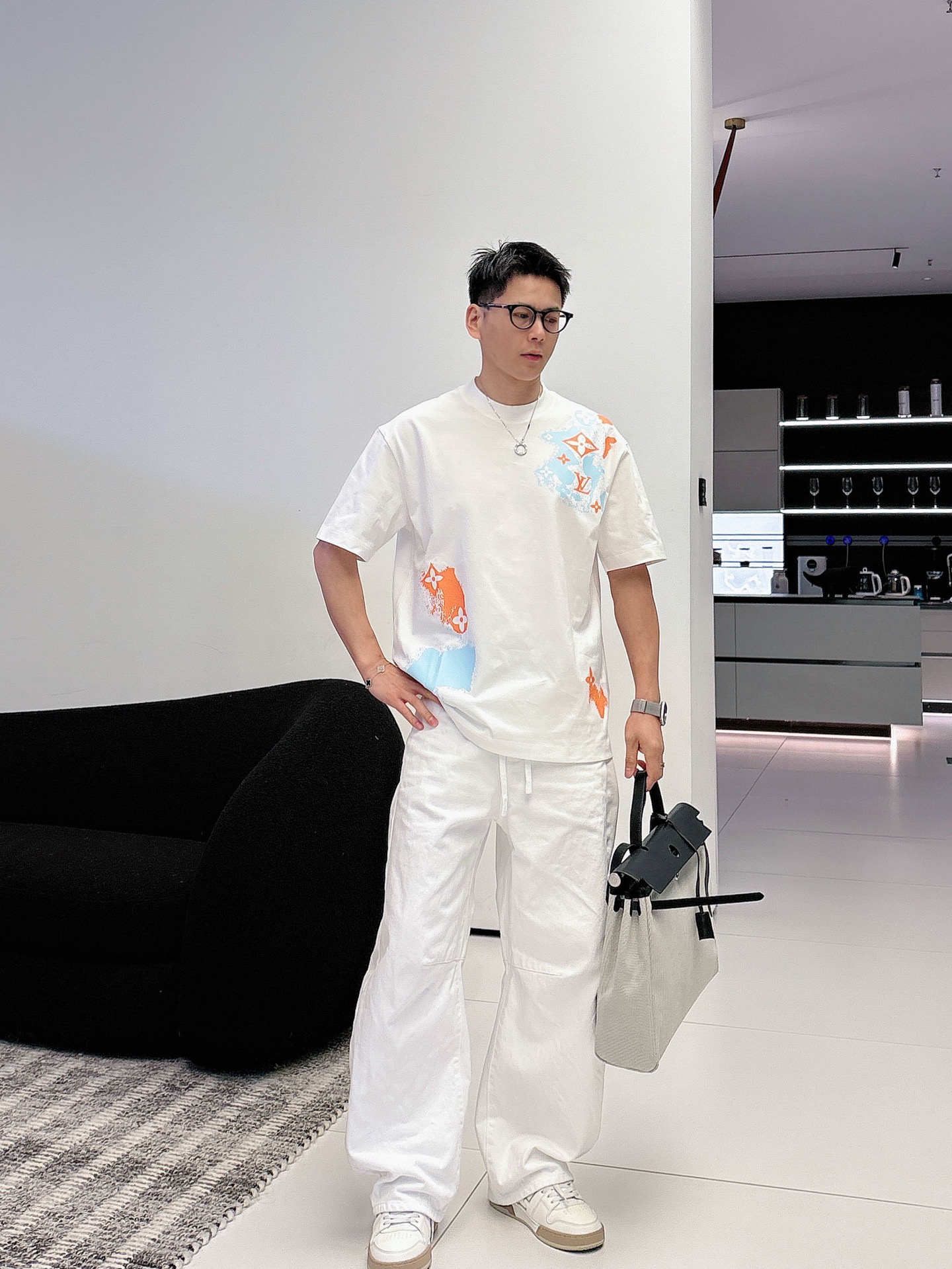 Louis Vuitton Basic Clothing Cotton Black M-l-xl