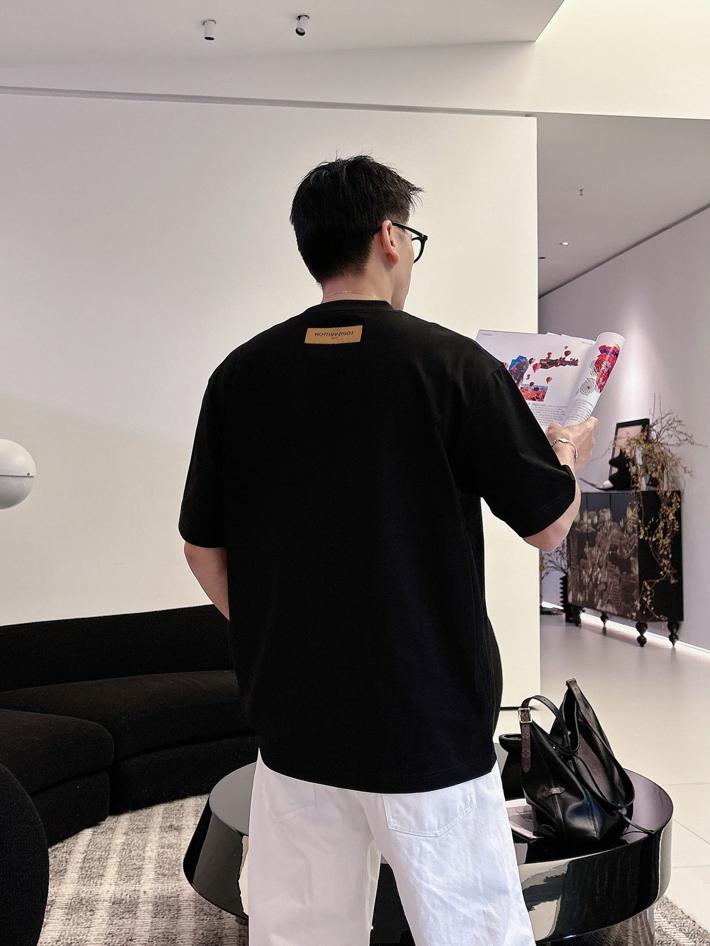 Louis Vuitton Basic Clothing Cotton Black M-l-xl
