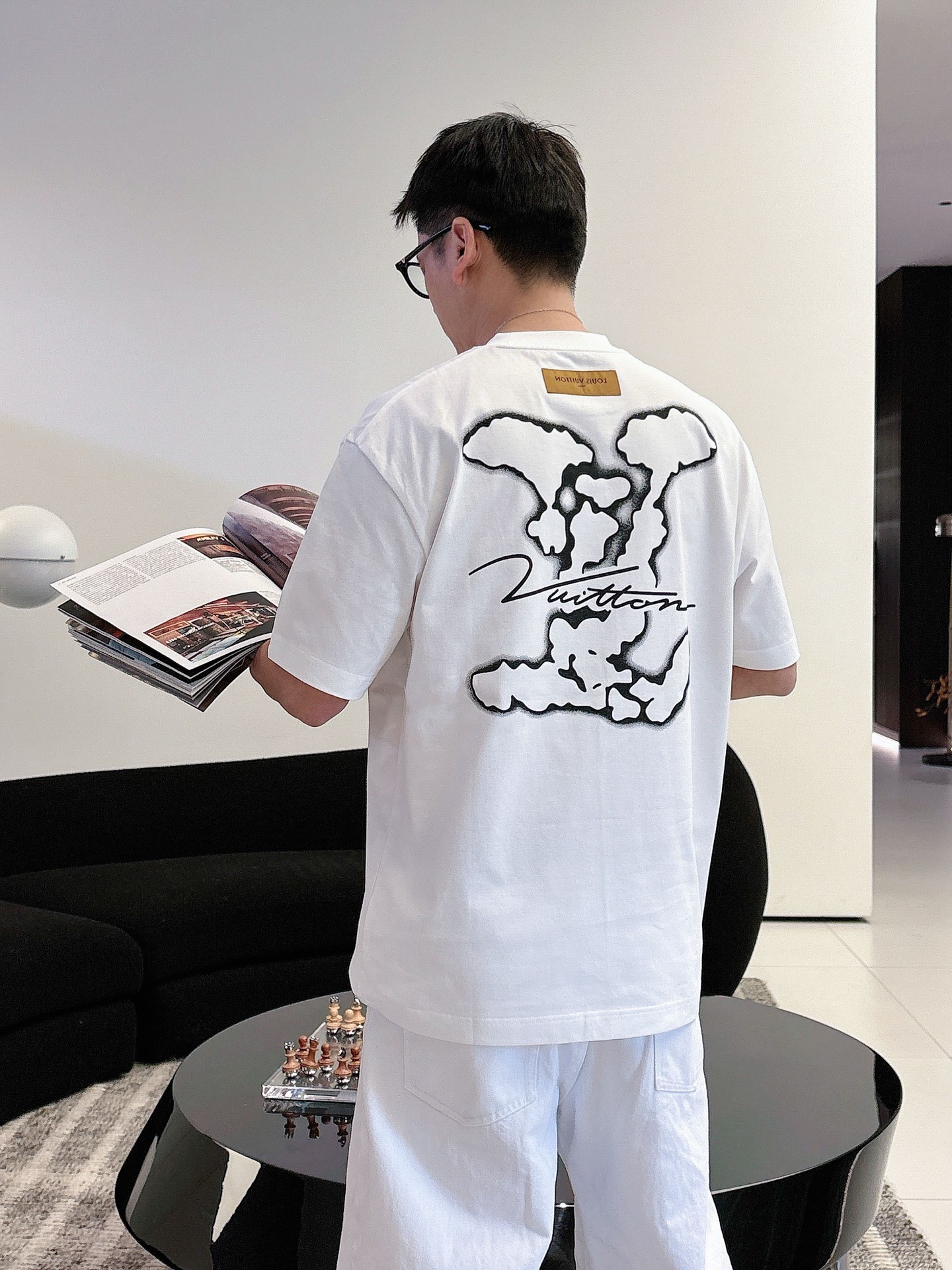 Louis Vuitton Basic Clothing Cotton Black M-l-xl