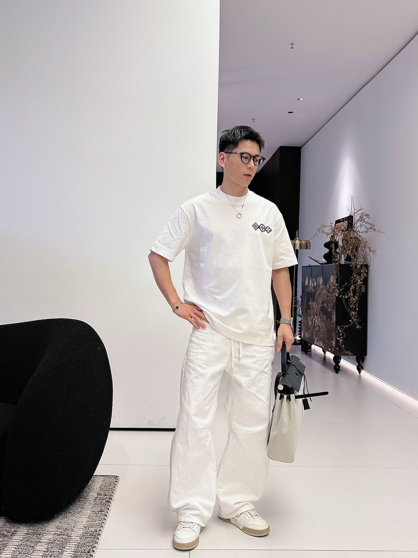 Louis Vuitton Basic Clothing Cotton Black M-l-xl