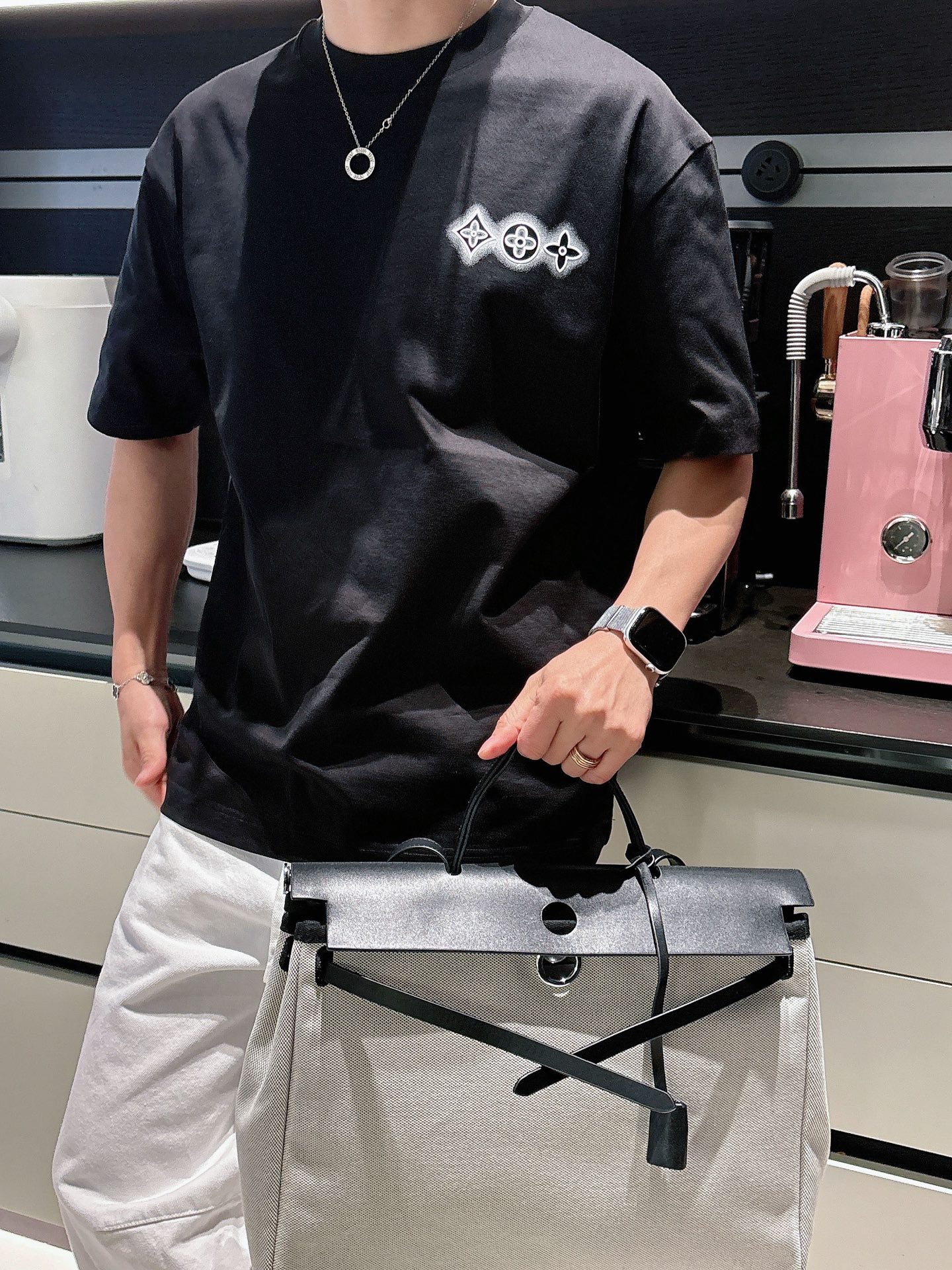 Louis Vuitton Basic Clothing Cotton Black M-l-xl
