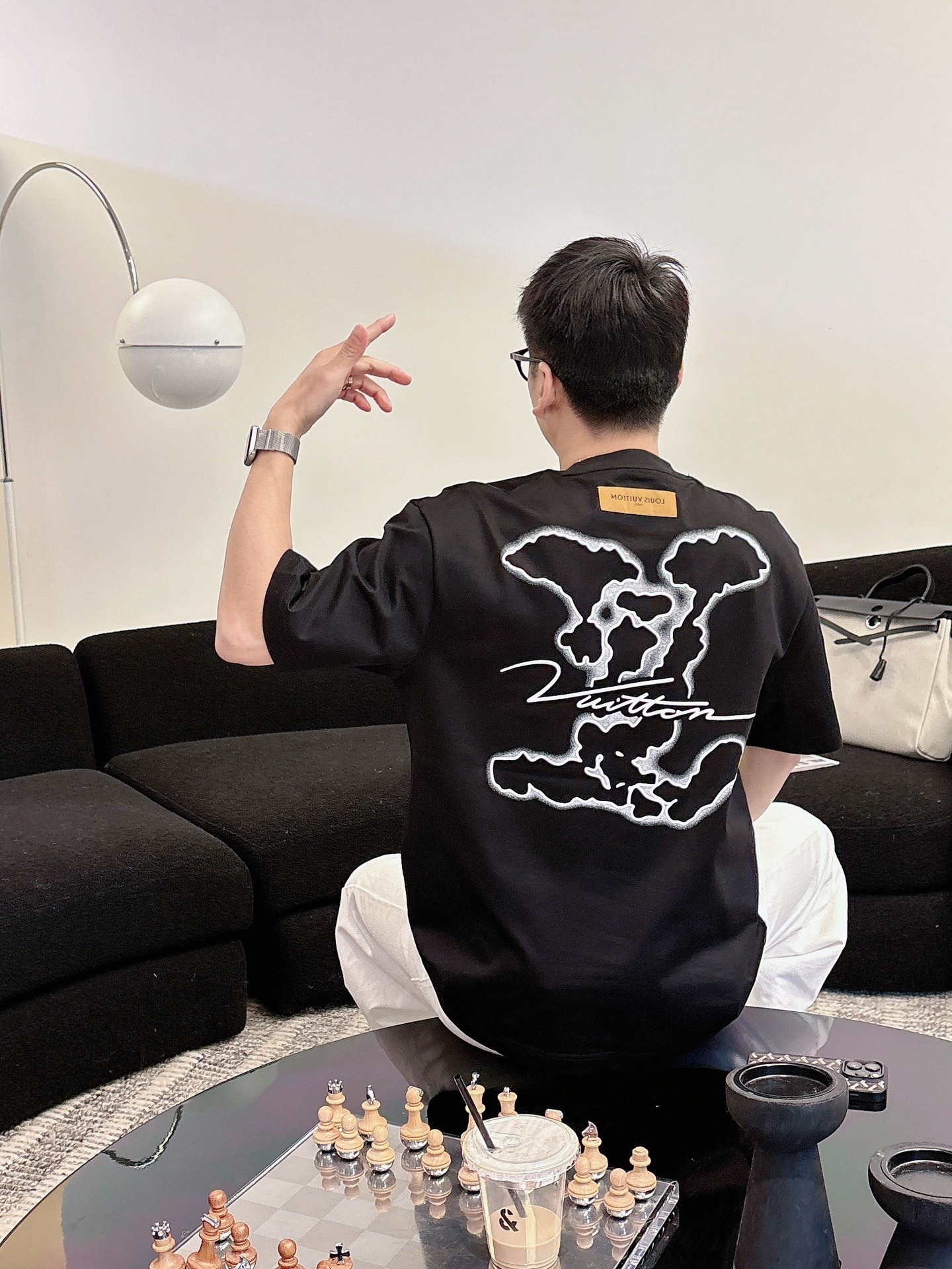 Louis Vuitton Basic Clothing Cotton Black M-l-xl