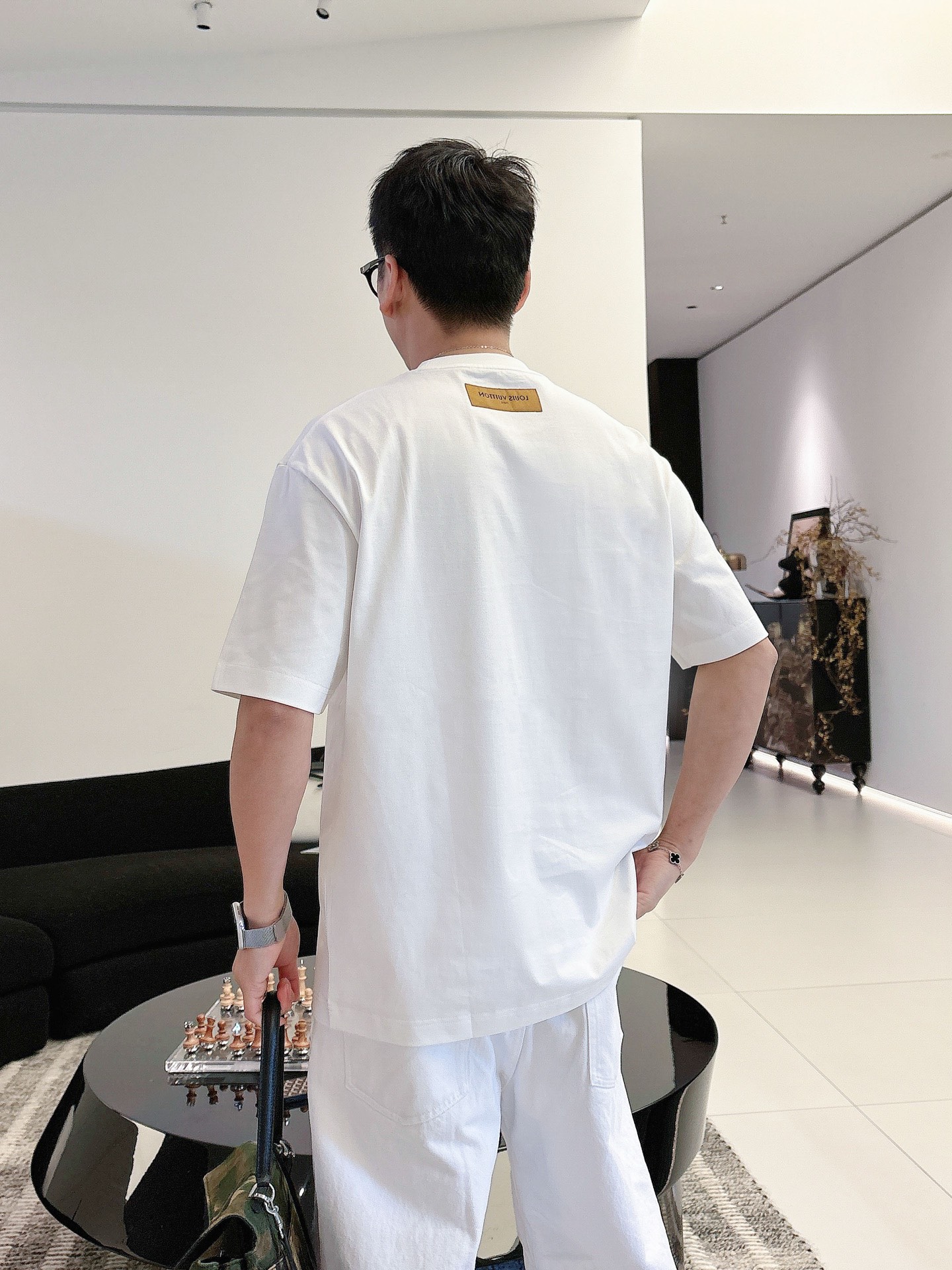 Louis Vuitton Basic Clothing Cotton Black M-l-xl