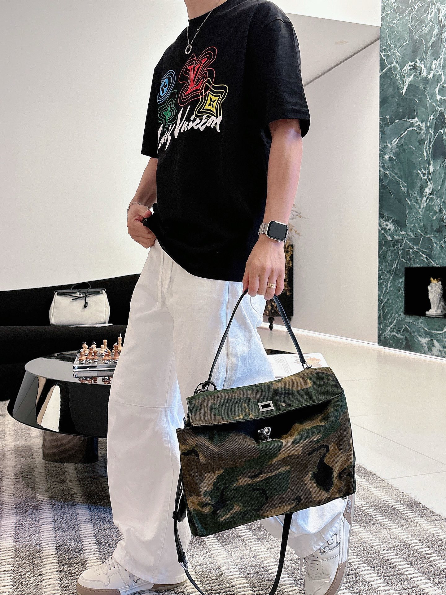 Louis Vuitton Basic Clothing Cotton Black M-l-xl