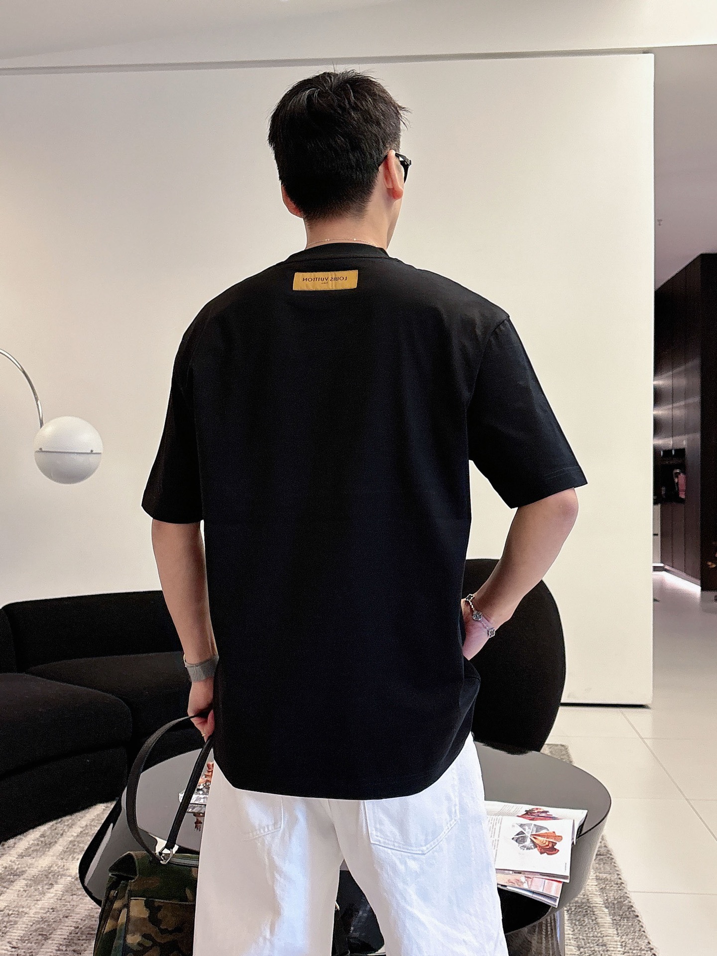 Louis Vuitton Basic Clothing Cotton Black M-l-xl