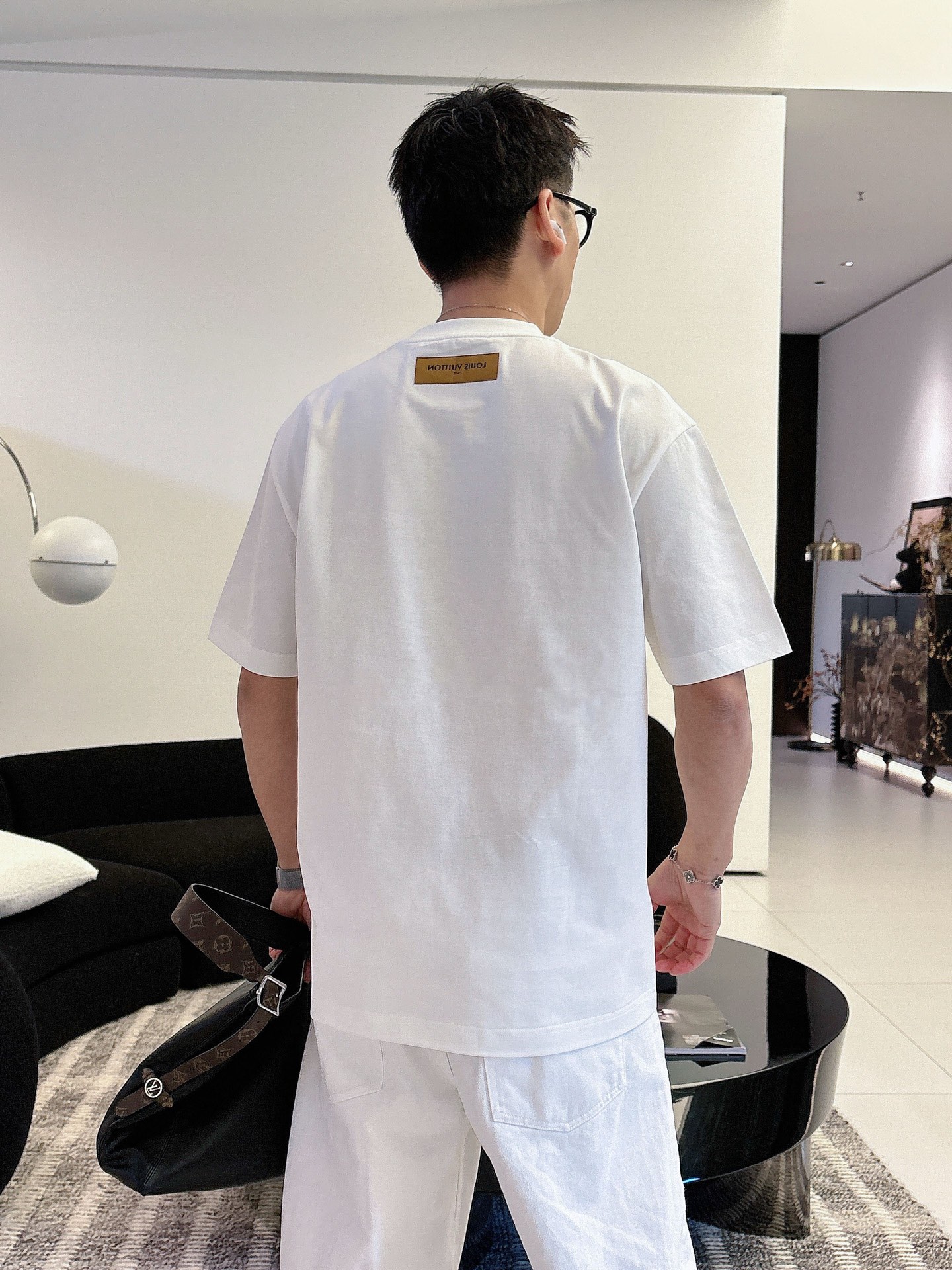 Louis Vuitton Basic Clothing Cotton Black M-l-xl