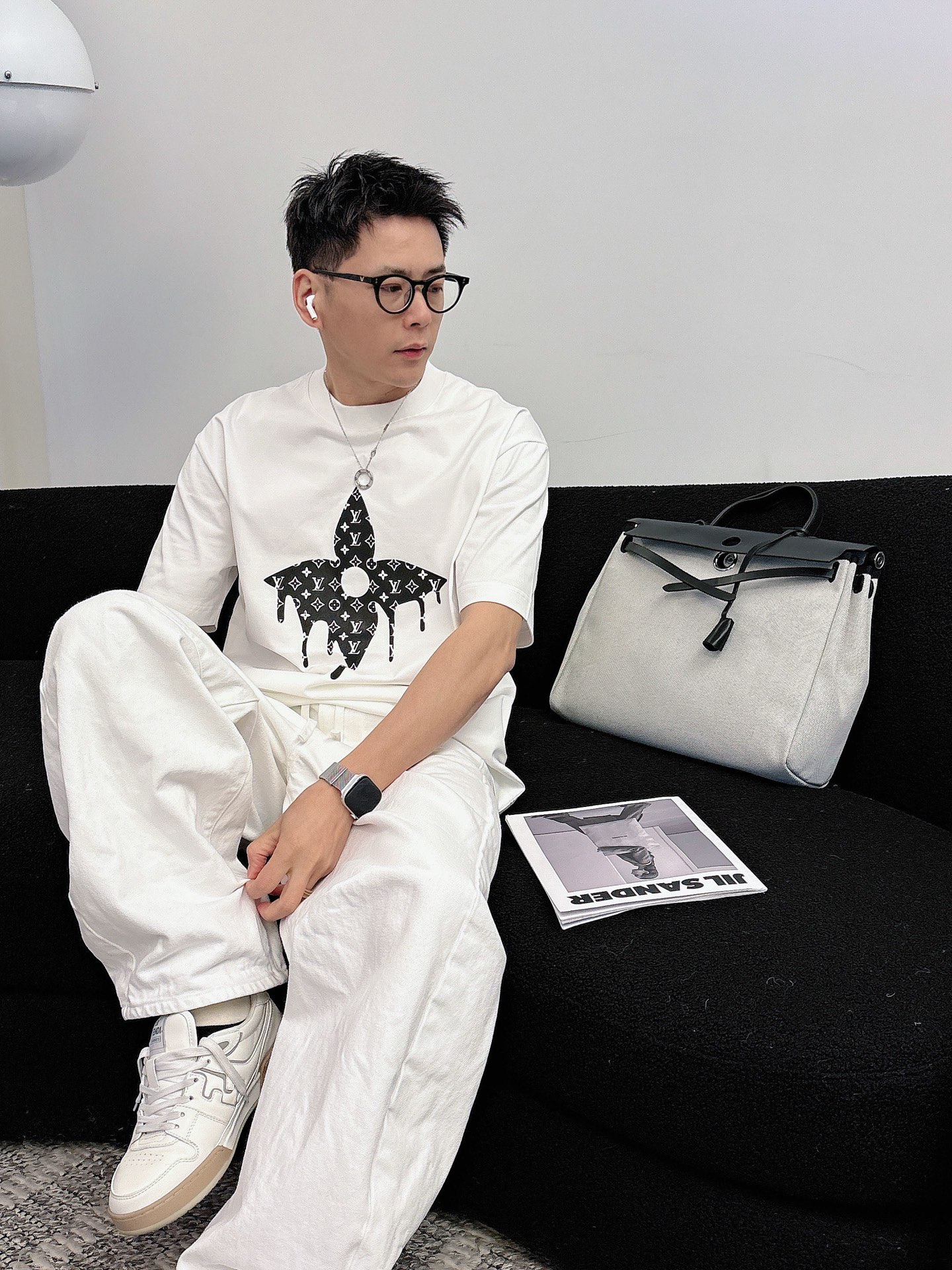 Louis Vuitton Basic Clothing Cotton Black M-l-xl