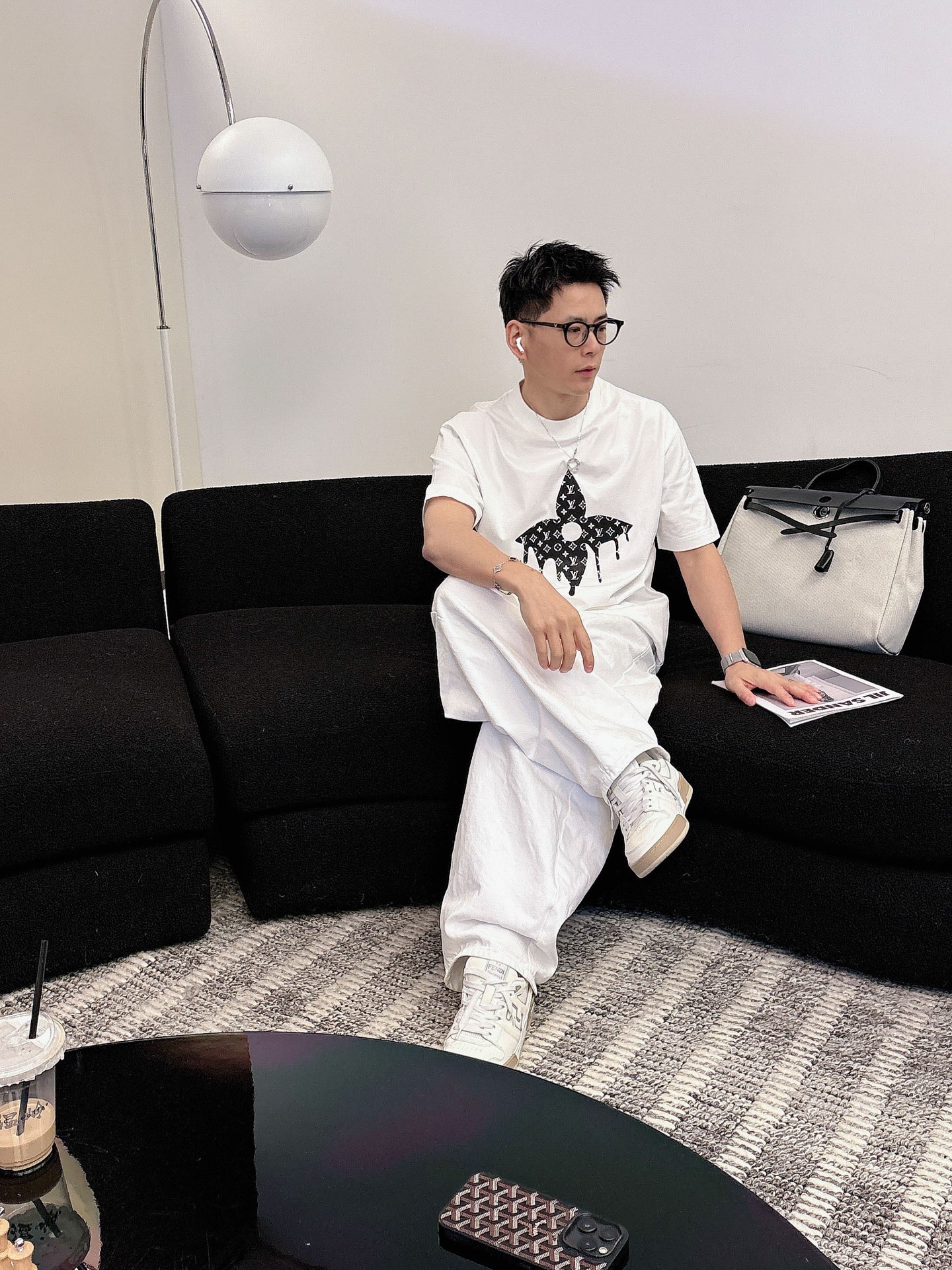 Louis Vuitton Basic Clothing Cotton Black M-l-xl
