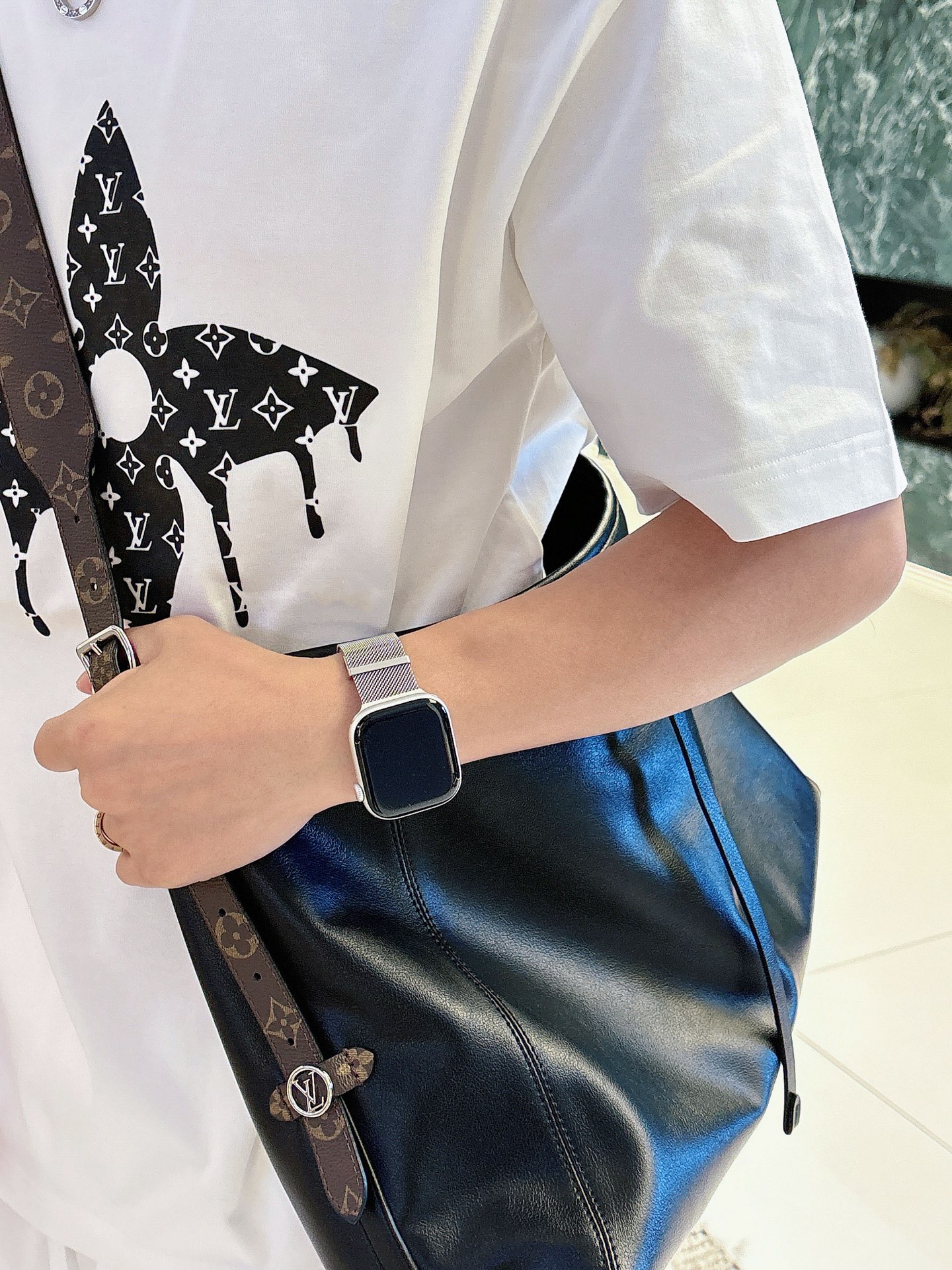Louis Vuitton Basic Clothing Cotton Black M-l-xl