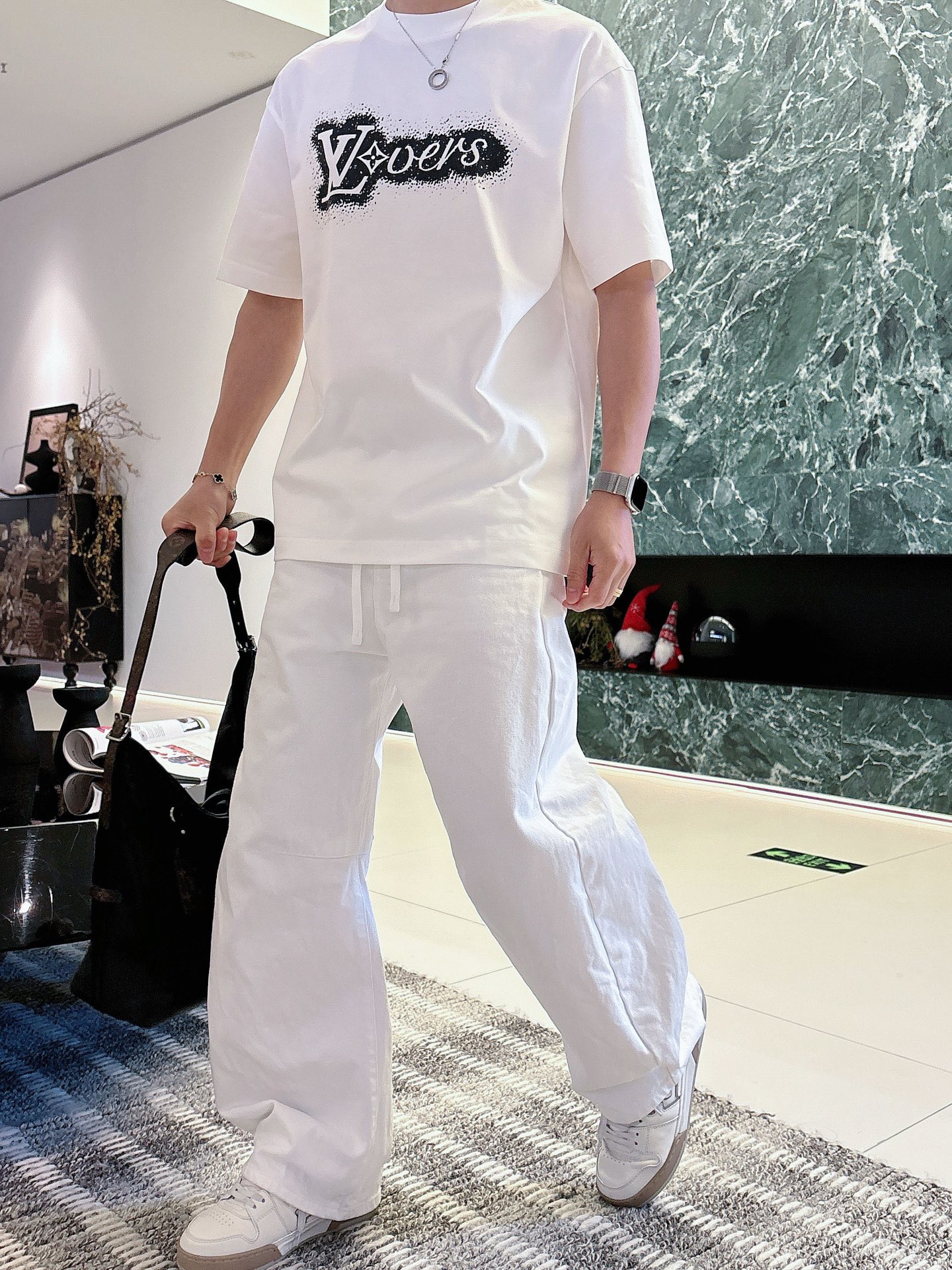 Louis Vuitton Basic Clothing Cotton Black M-l-xl