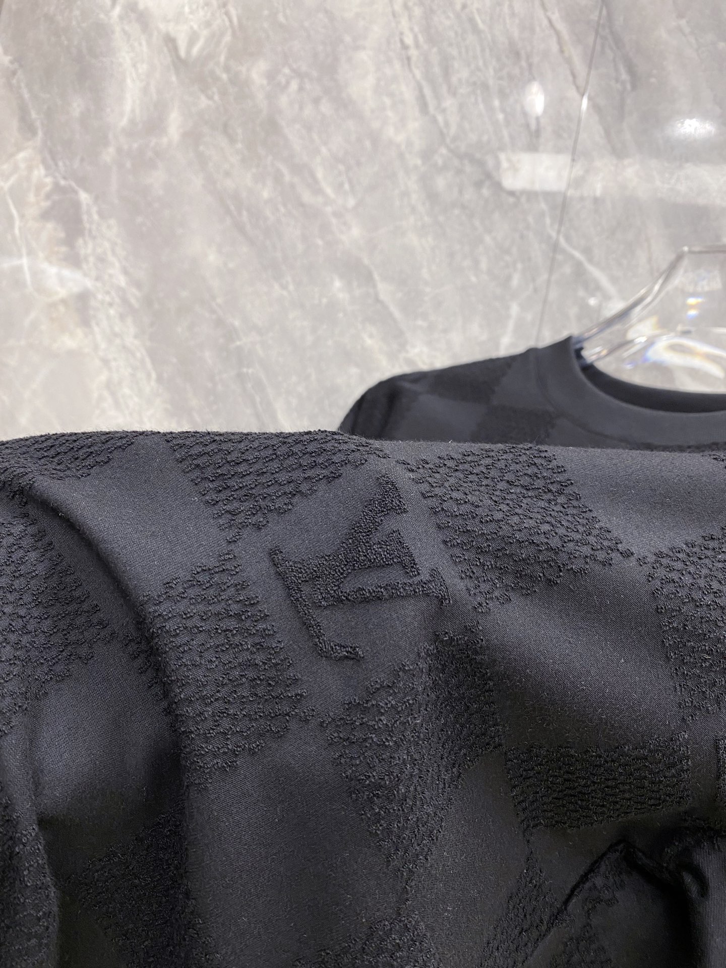 Louis Vuitton Basic Clothing Cotton Black M-l-xl