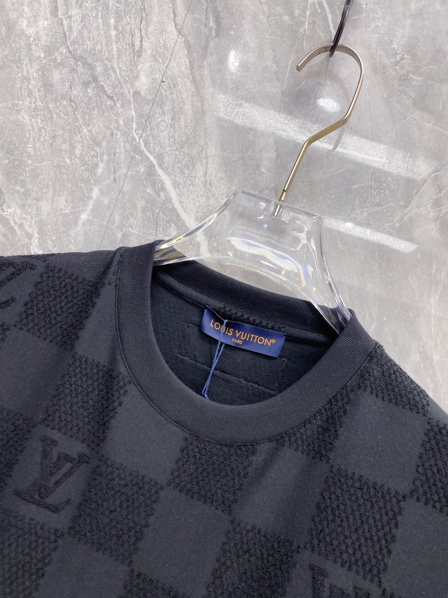 Louis Vuitton Basic Clothing Cotton Black M-l-xl