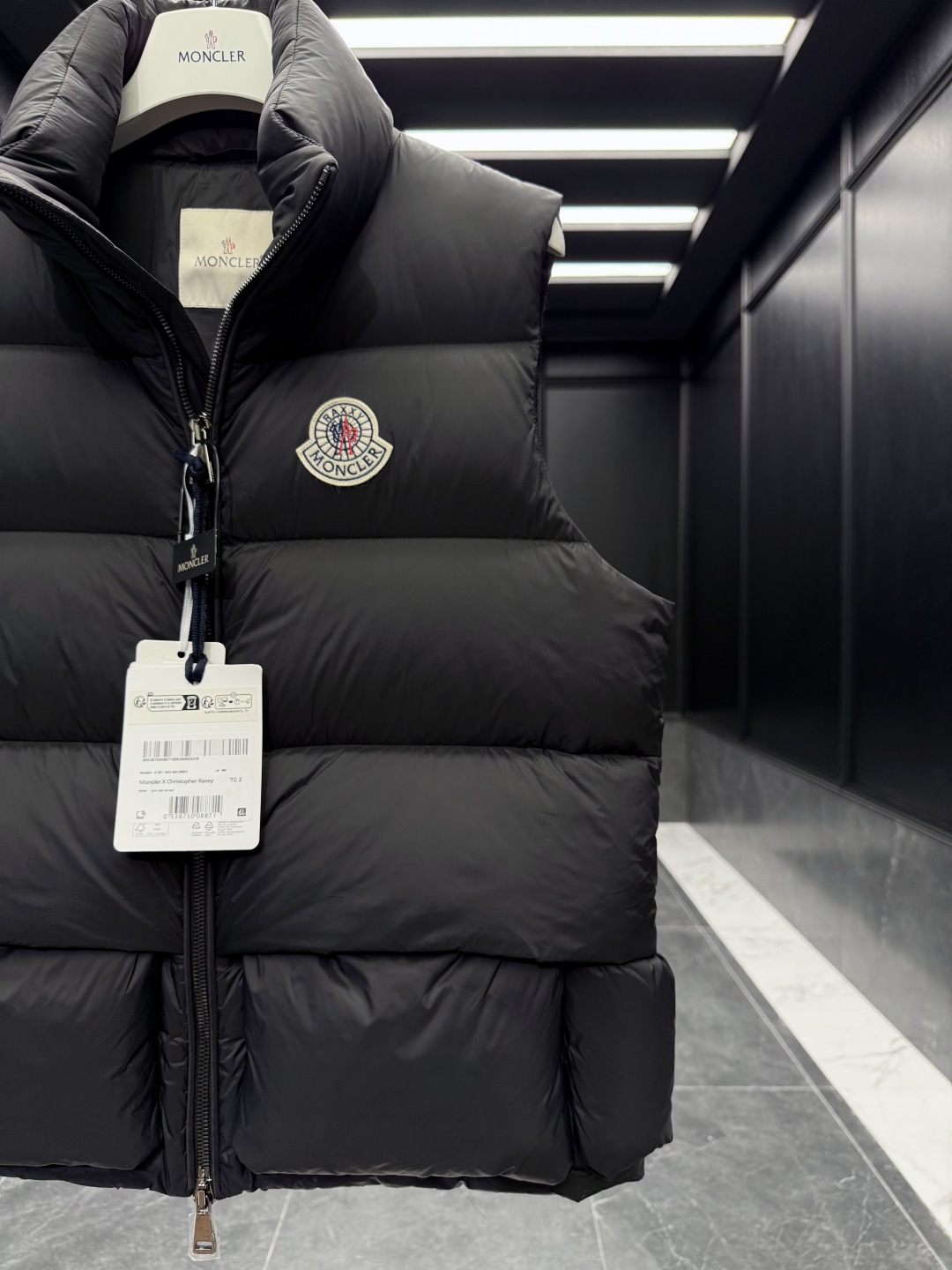 Moncler Female Down Vest Black Couple Style S-m-l