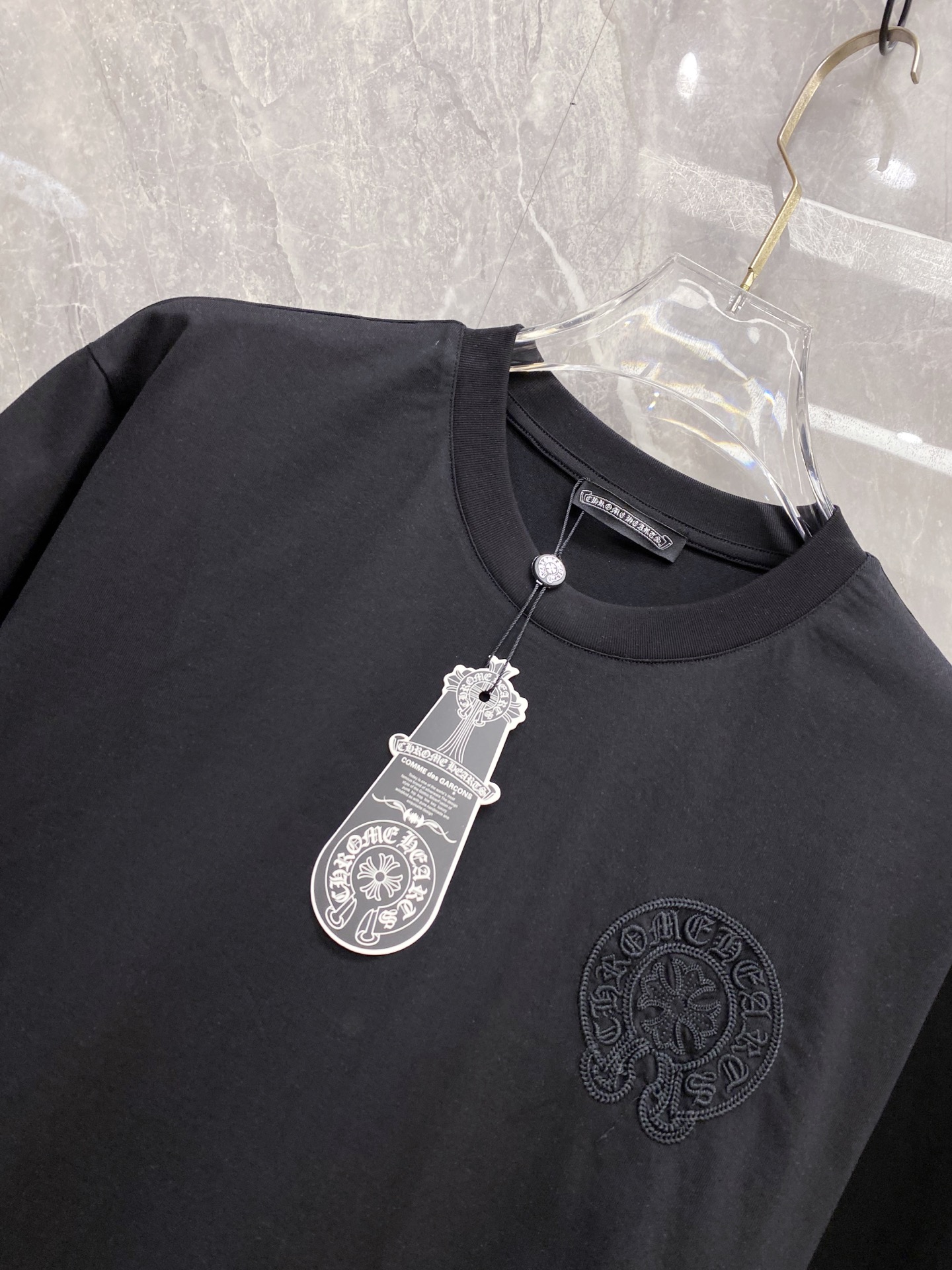 Chrome Hearts Basic Clothing Cotton Black M-l-xl