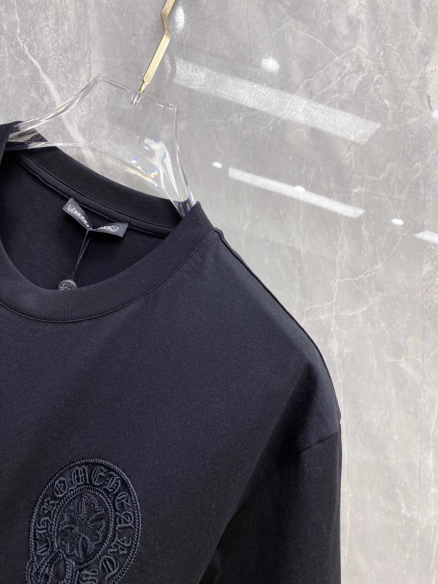 Chrome Hearts Basic Clothing Cotton Black M-l-xl
