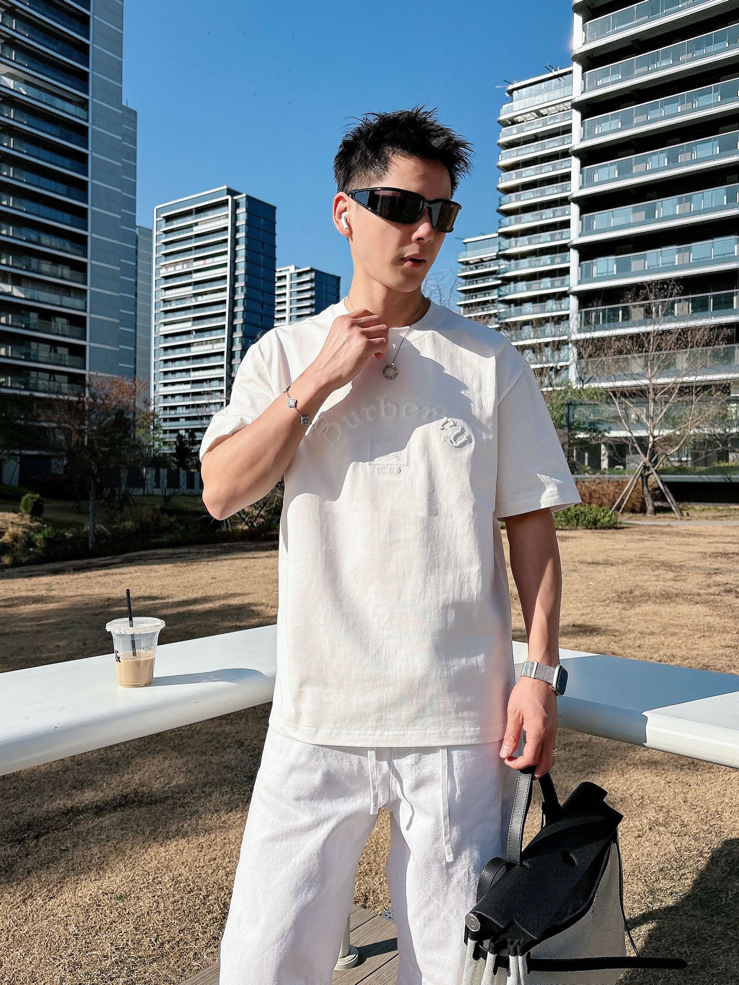 Burberry Basic Clothing Cotton Black M-l-xl
