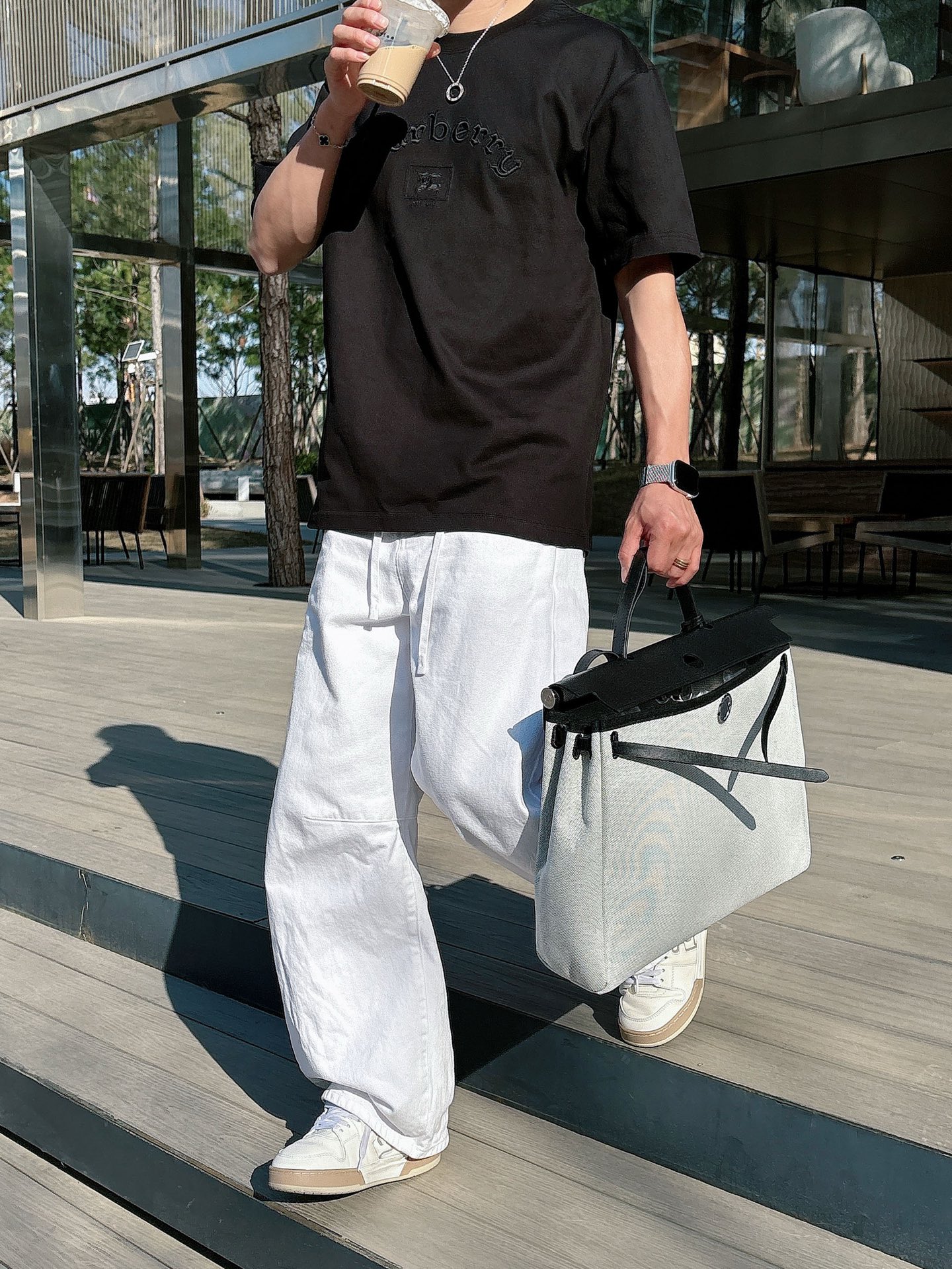 Burberry Basic Clothing Cotton Black M-l-xl