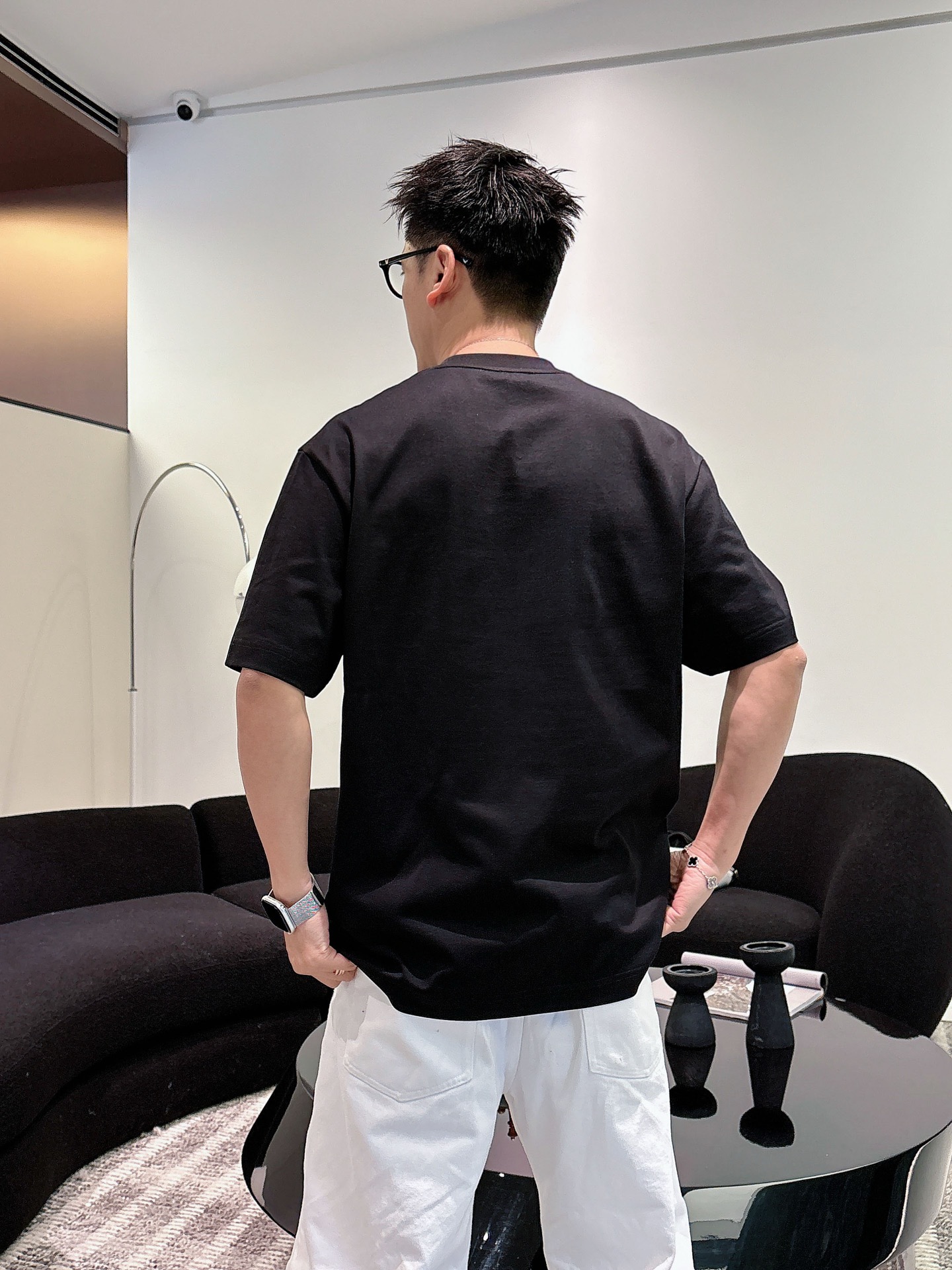 Burberry Basic Clothing Cotton Black M-l-xl